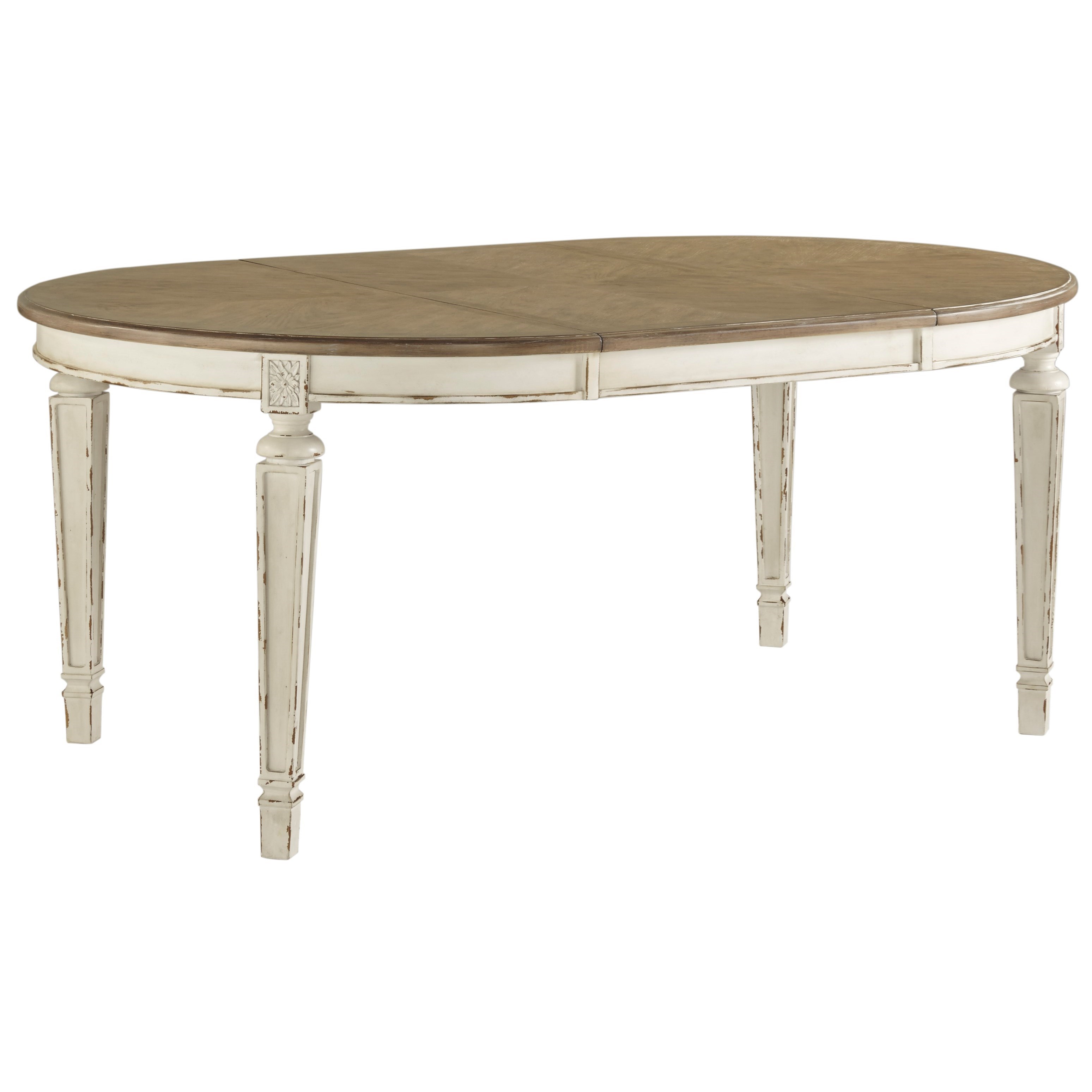 Ashley oval dining hot sale table