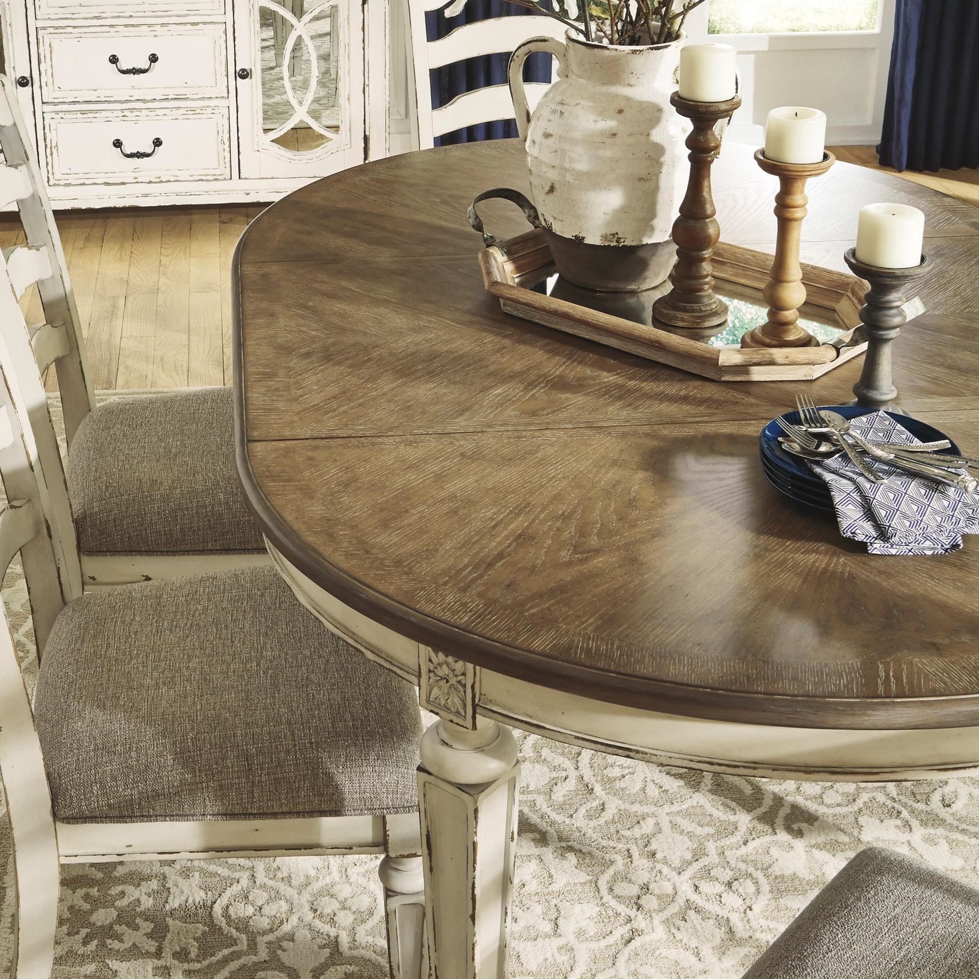 Signature Design by Ashley Realyn 153437 Oval Dining Room