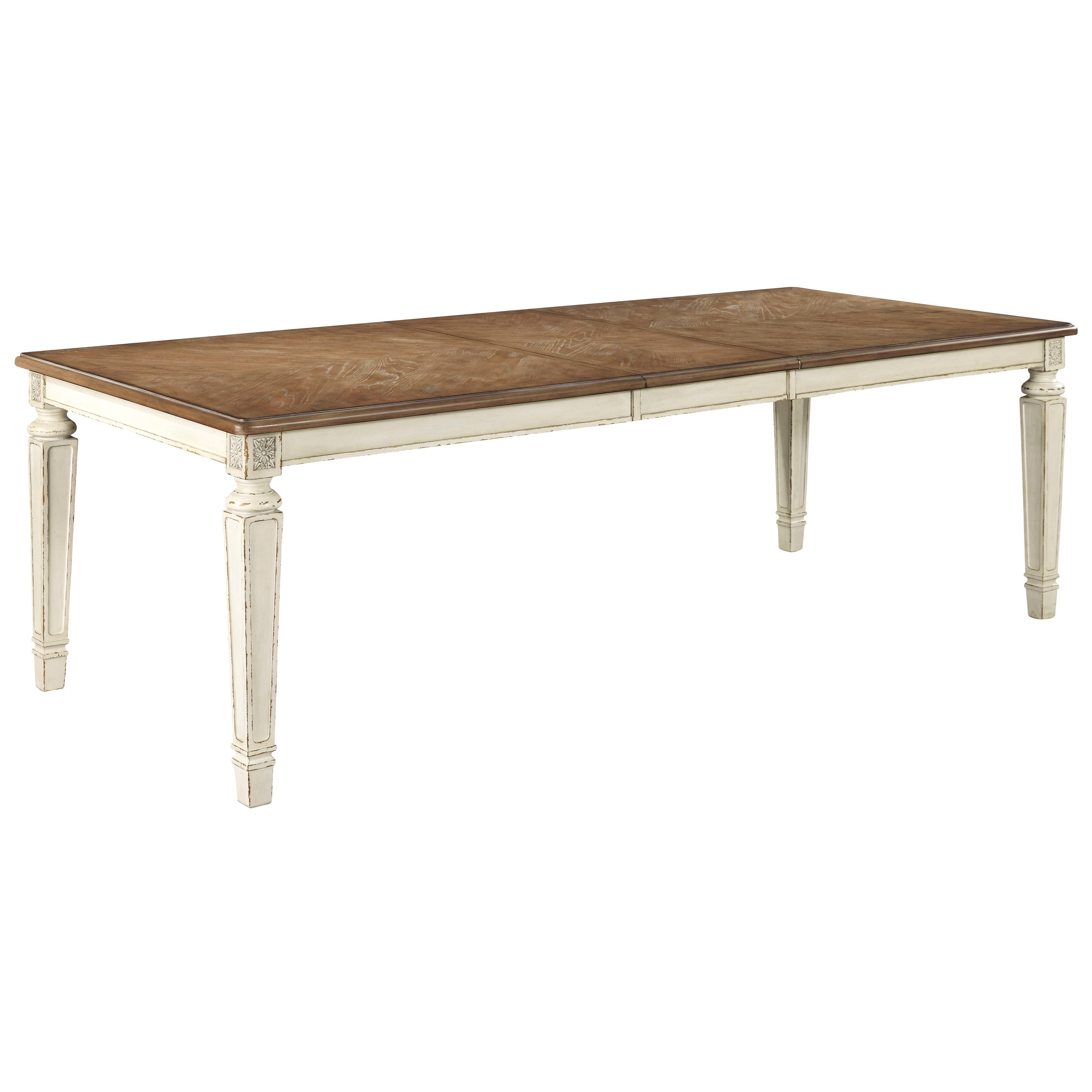Realyn extension discount dining table