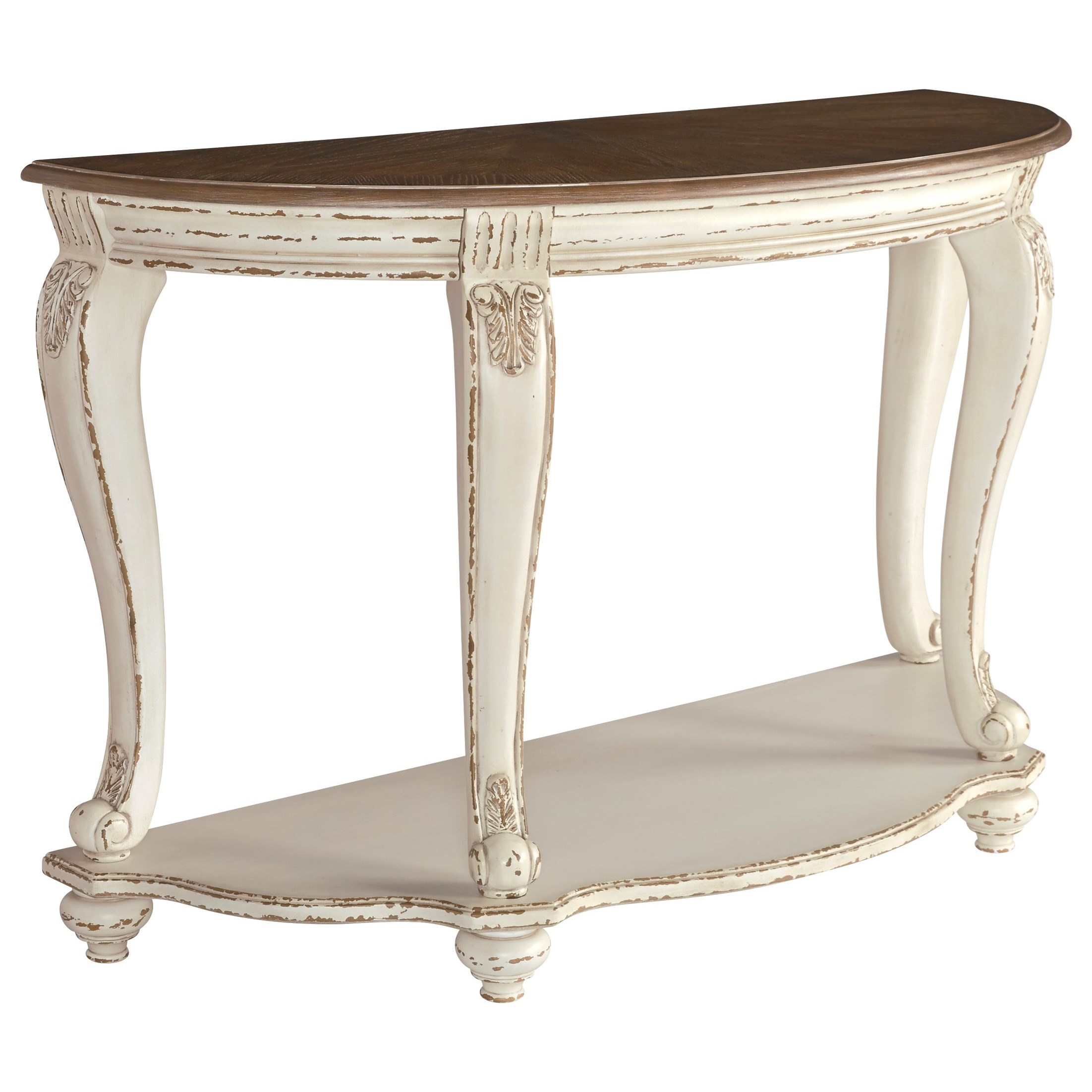 Signature Design by Ashley Realyn 206474304 Two Tone Sofa Table