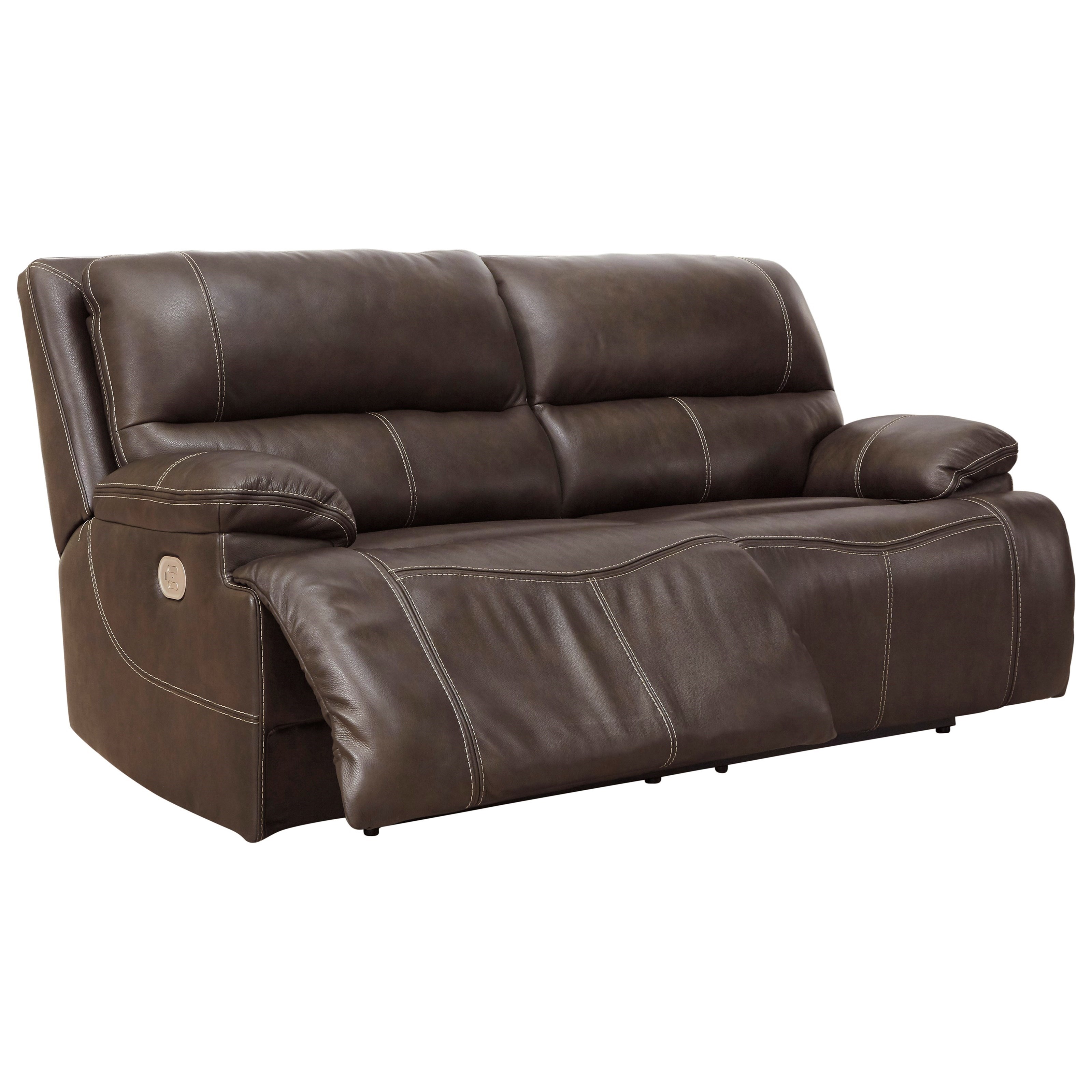 Ashley Ricmen 727886954 Leather Match 2 Seat Power Reclining Sofa