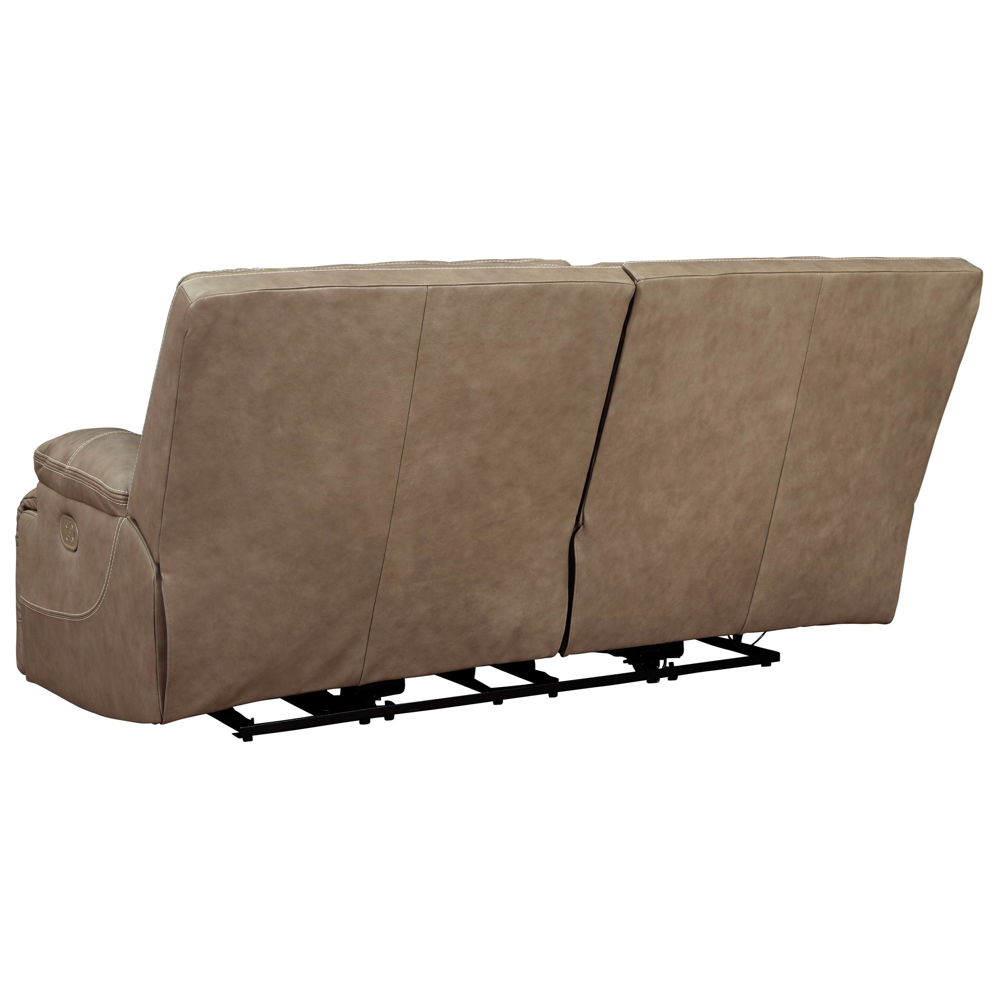 Ashley Ricmen 469492915 Leather Match 2 Seat Power Reclining Sofa