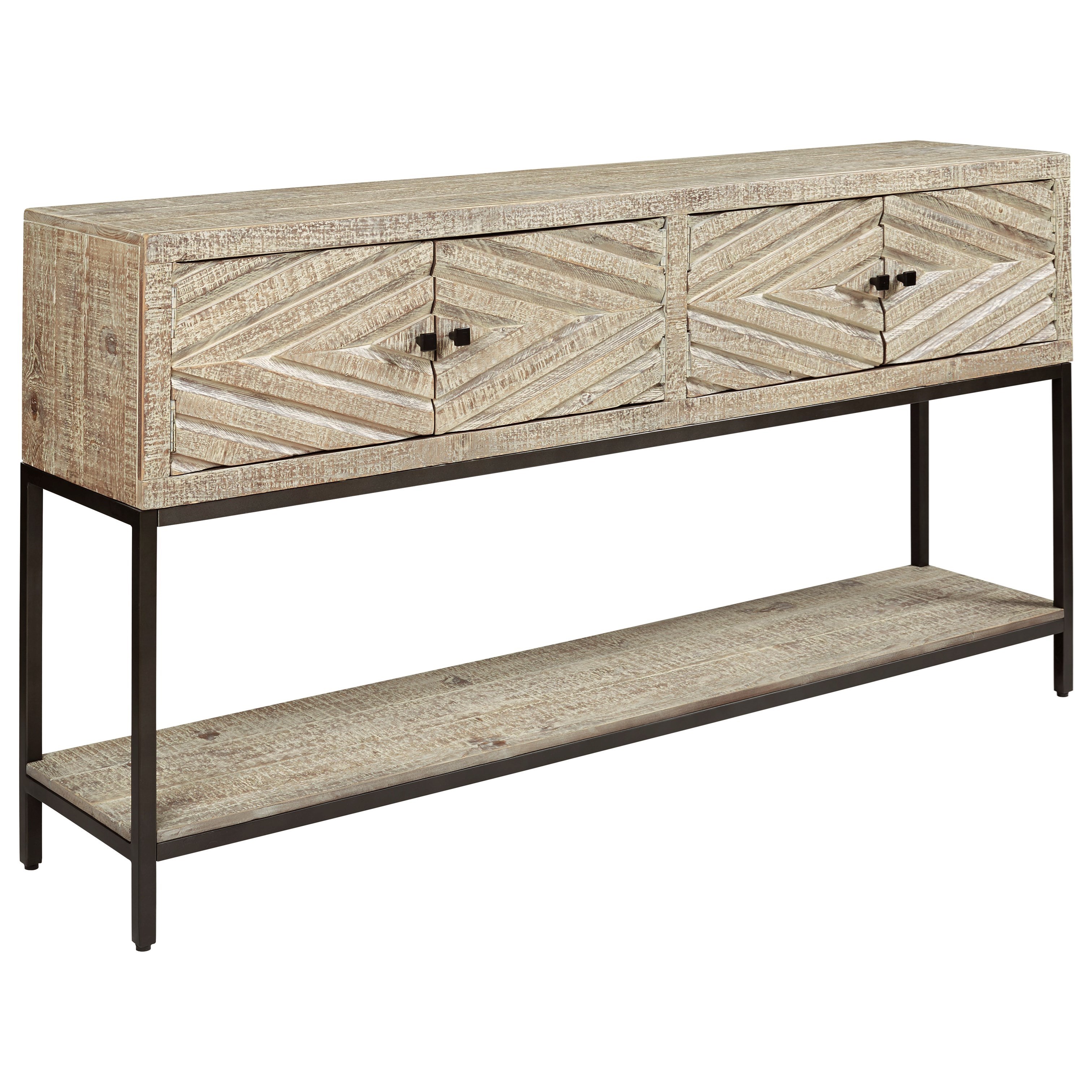 Ashley top console cabinet