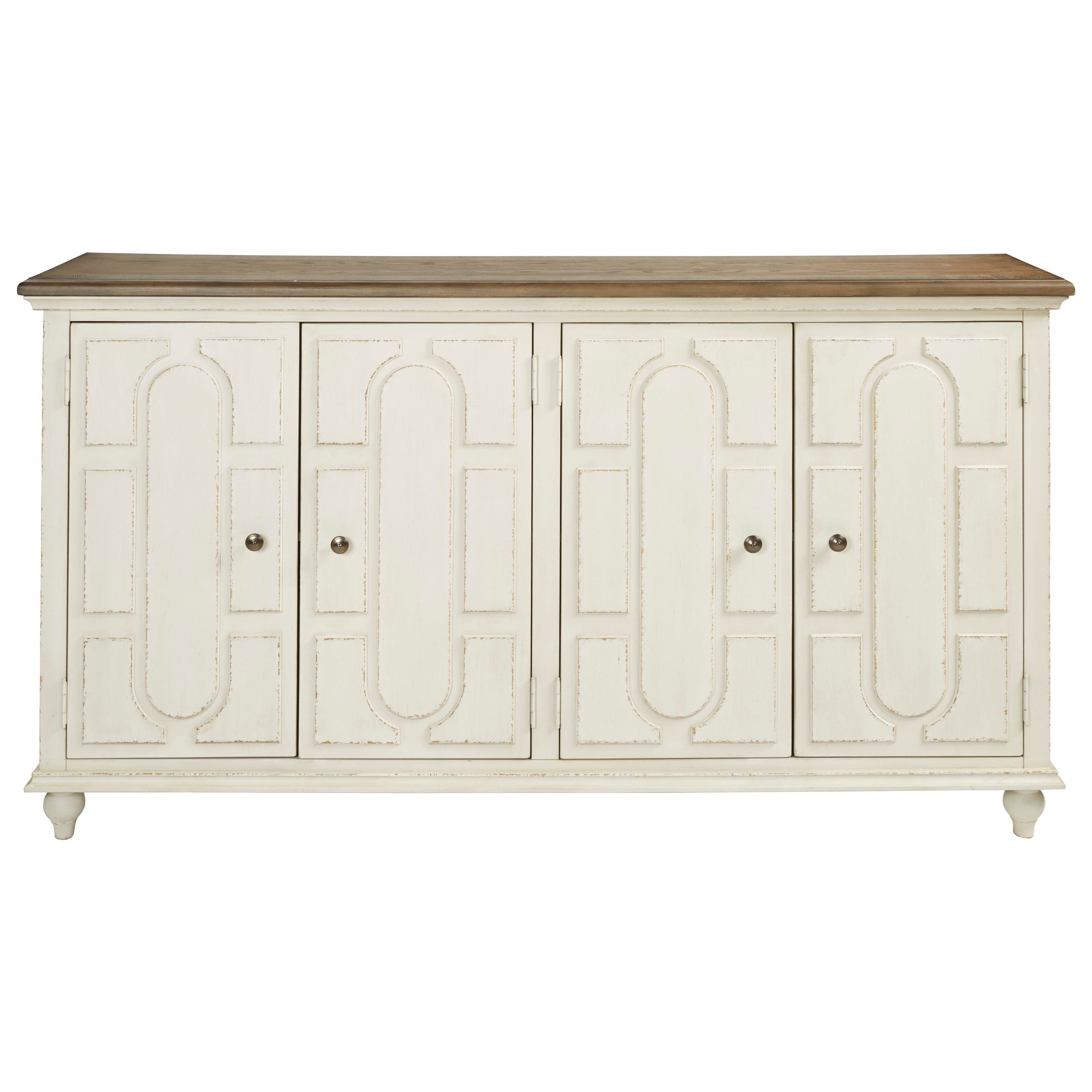Two tone accent hot sale cabinet