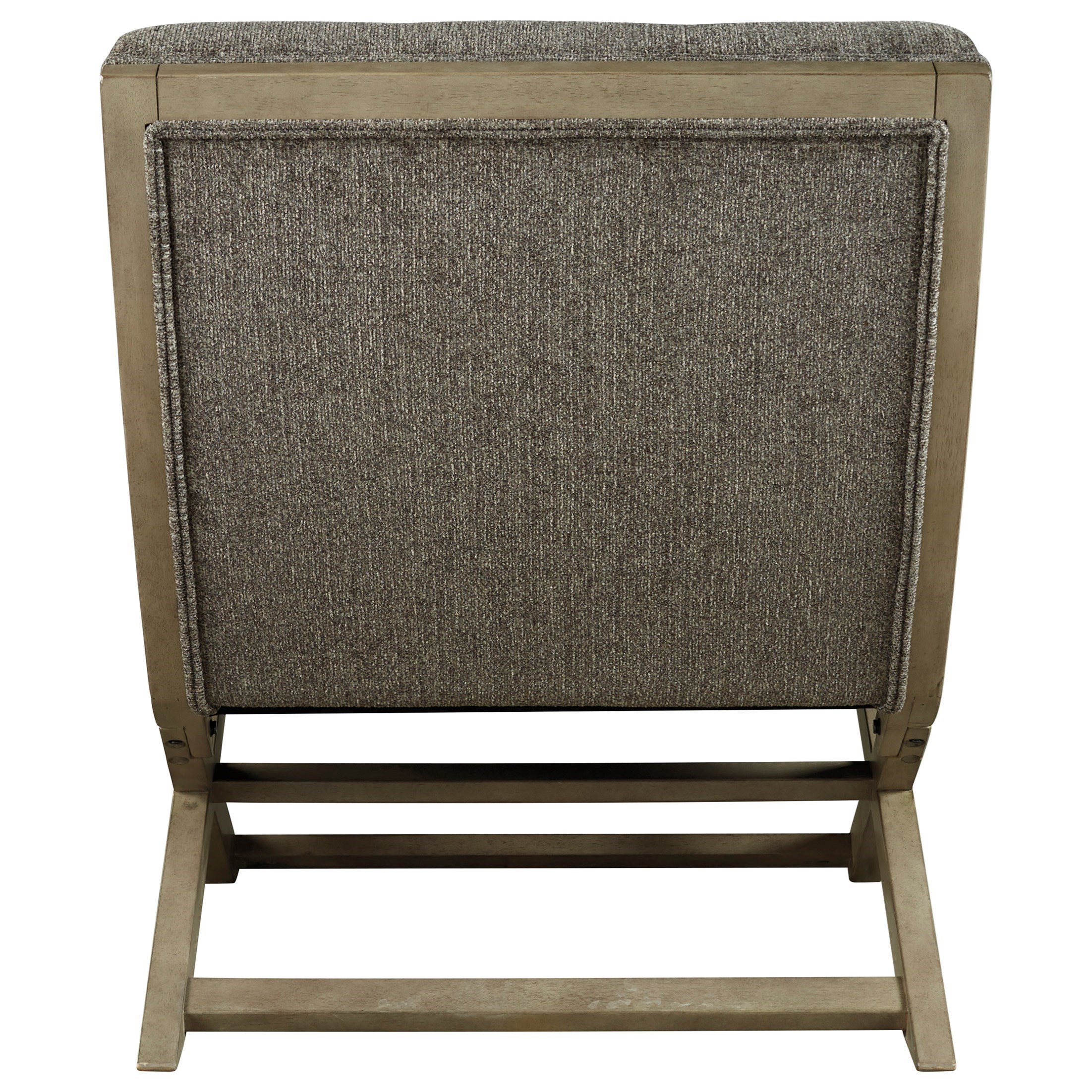 Ashley Sidewinder 810138343 Wood X Base Armless Accent Chair
