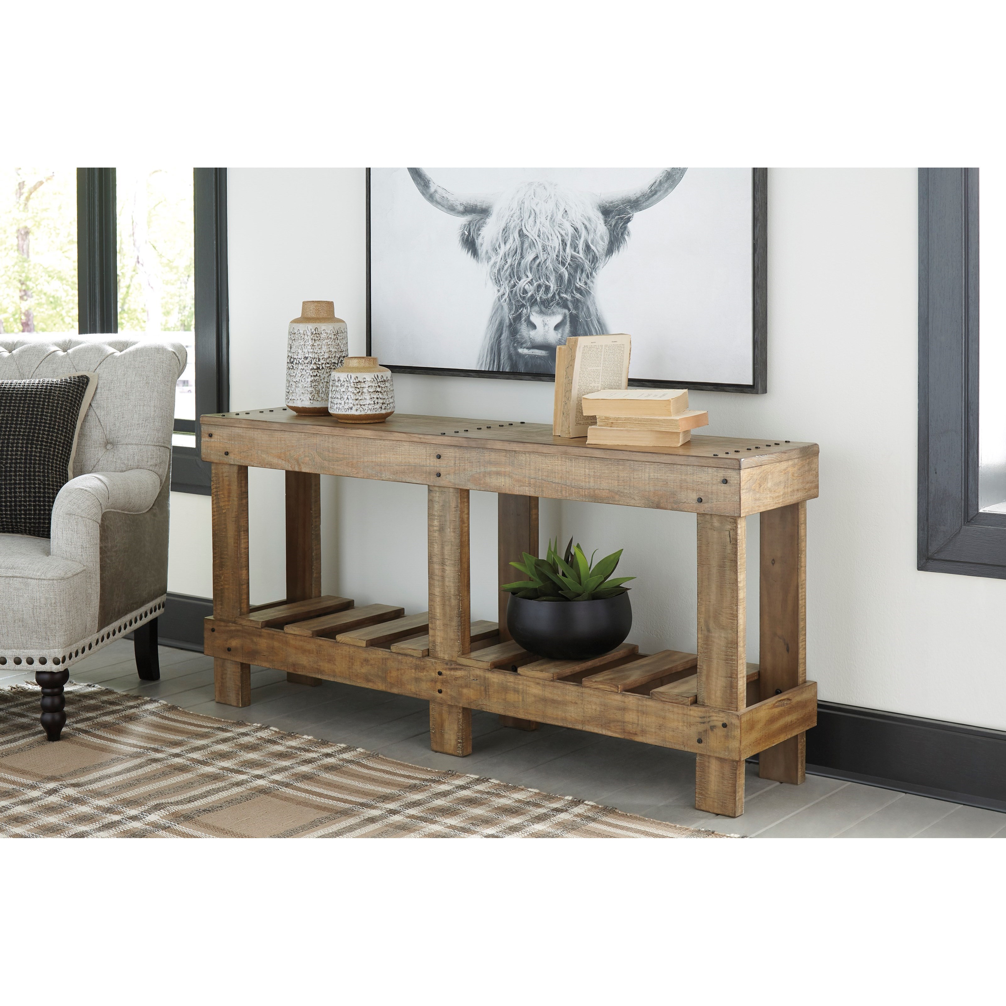 Console table coffee store table set
