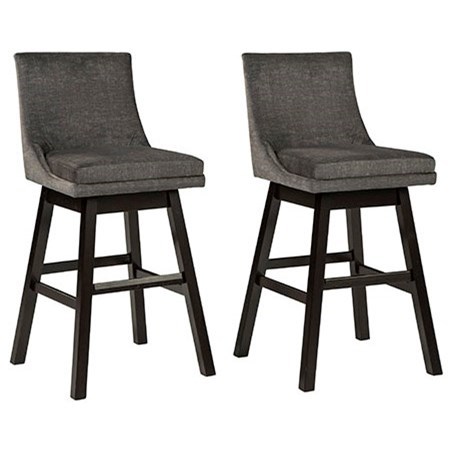 Upholstered swivel bar stools with sale backs