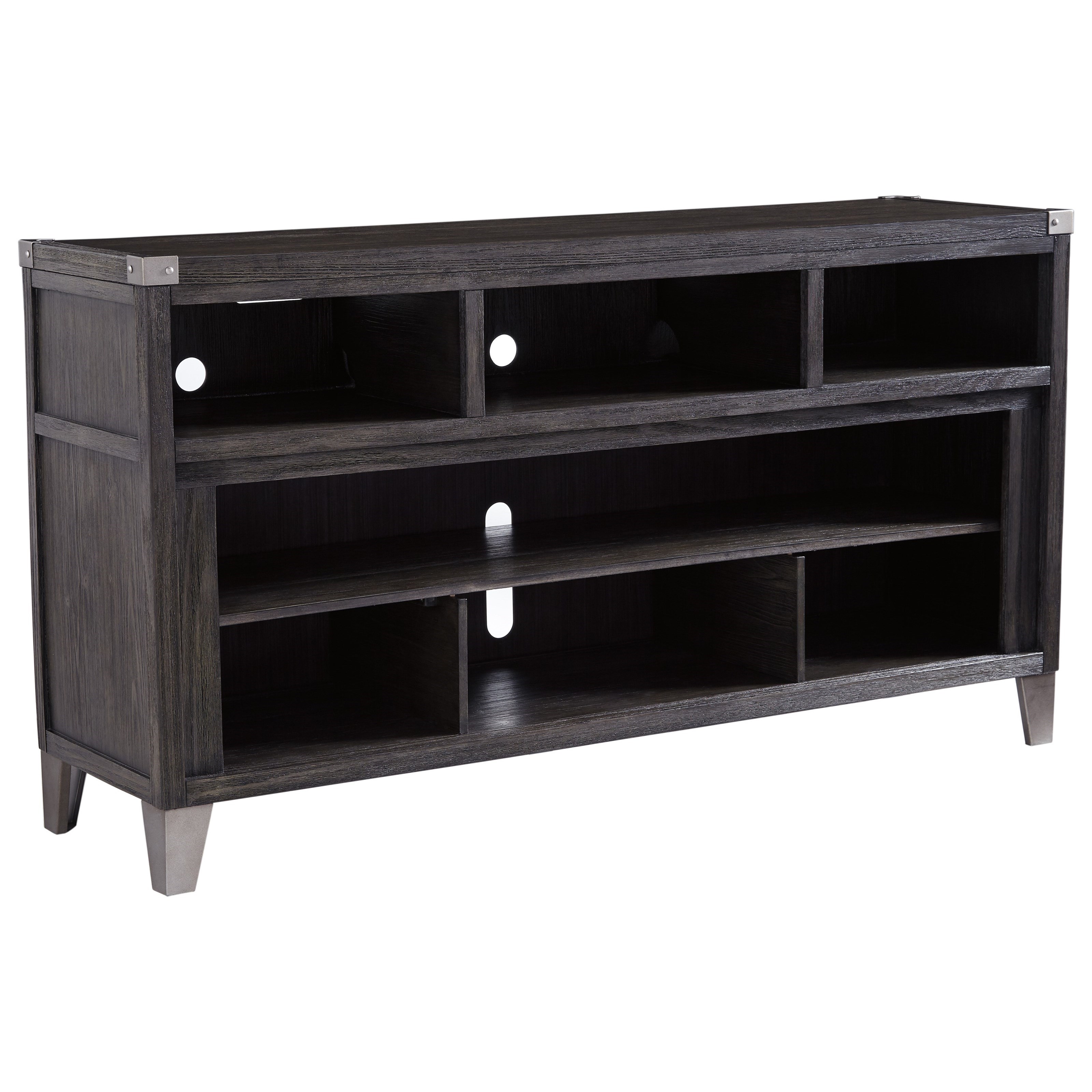 Black tv stand online ashley furniture