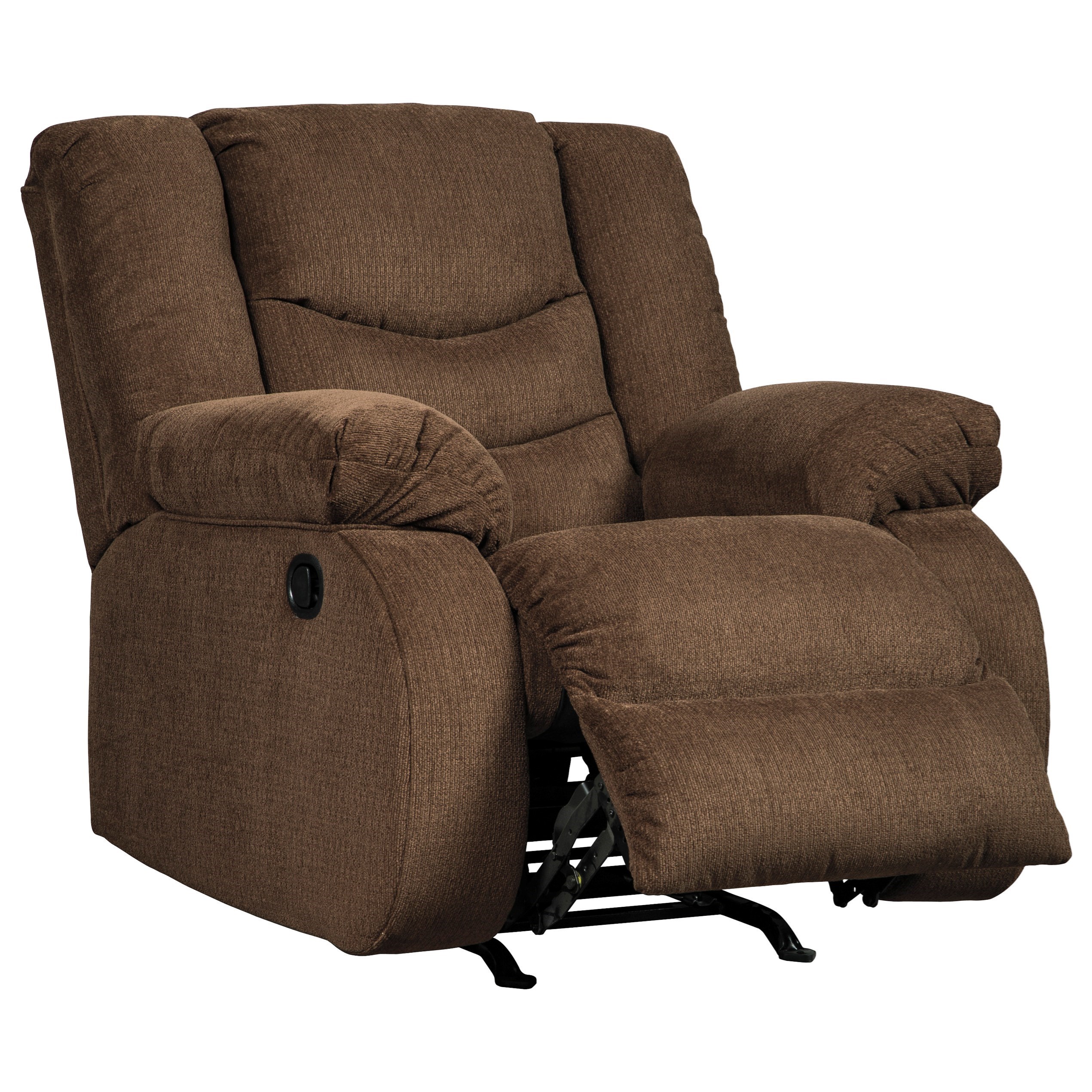Ashley tulen chocolate reclining sofa on sale