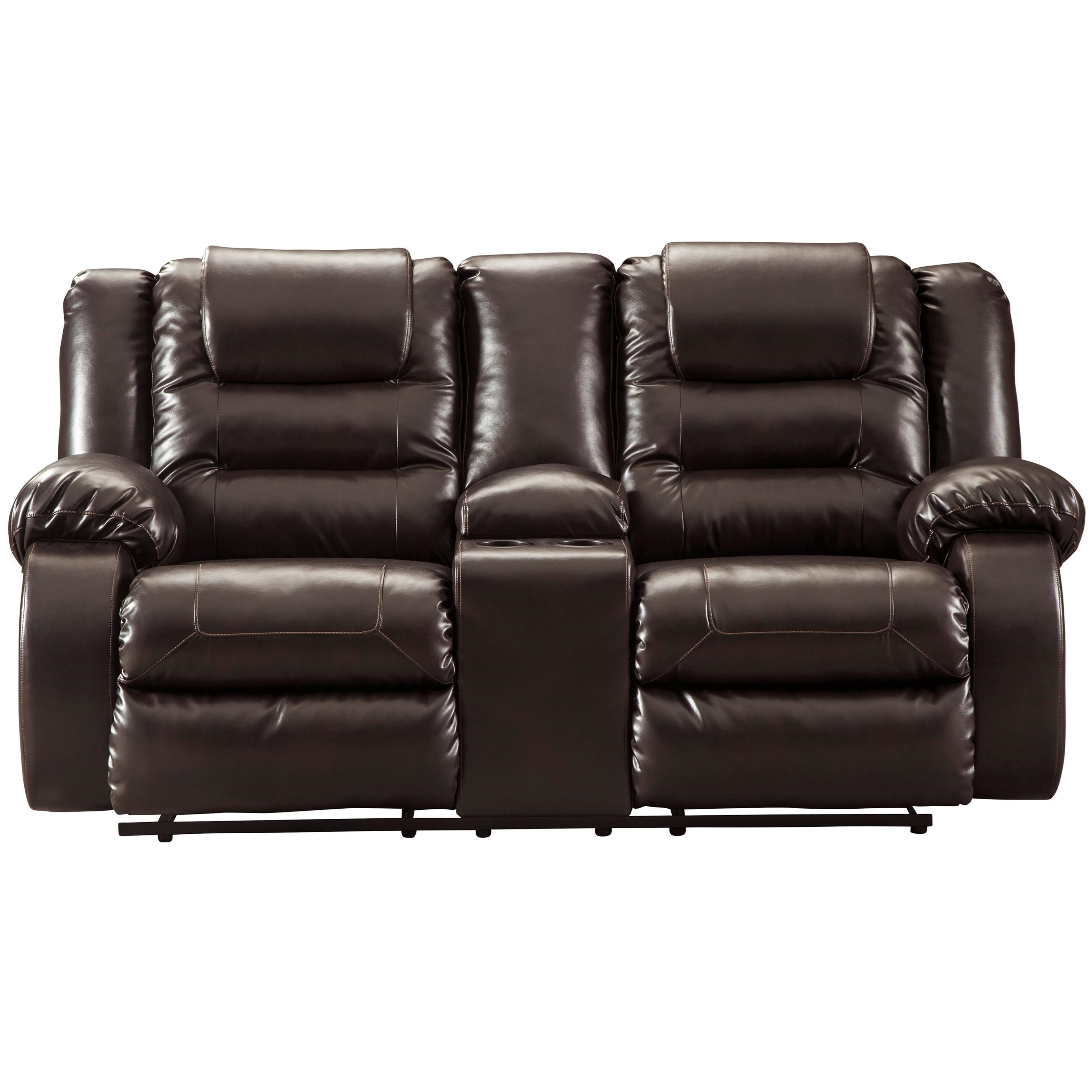 Vacherie chocolate double reclining cheap sectional