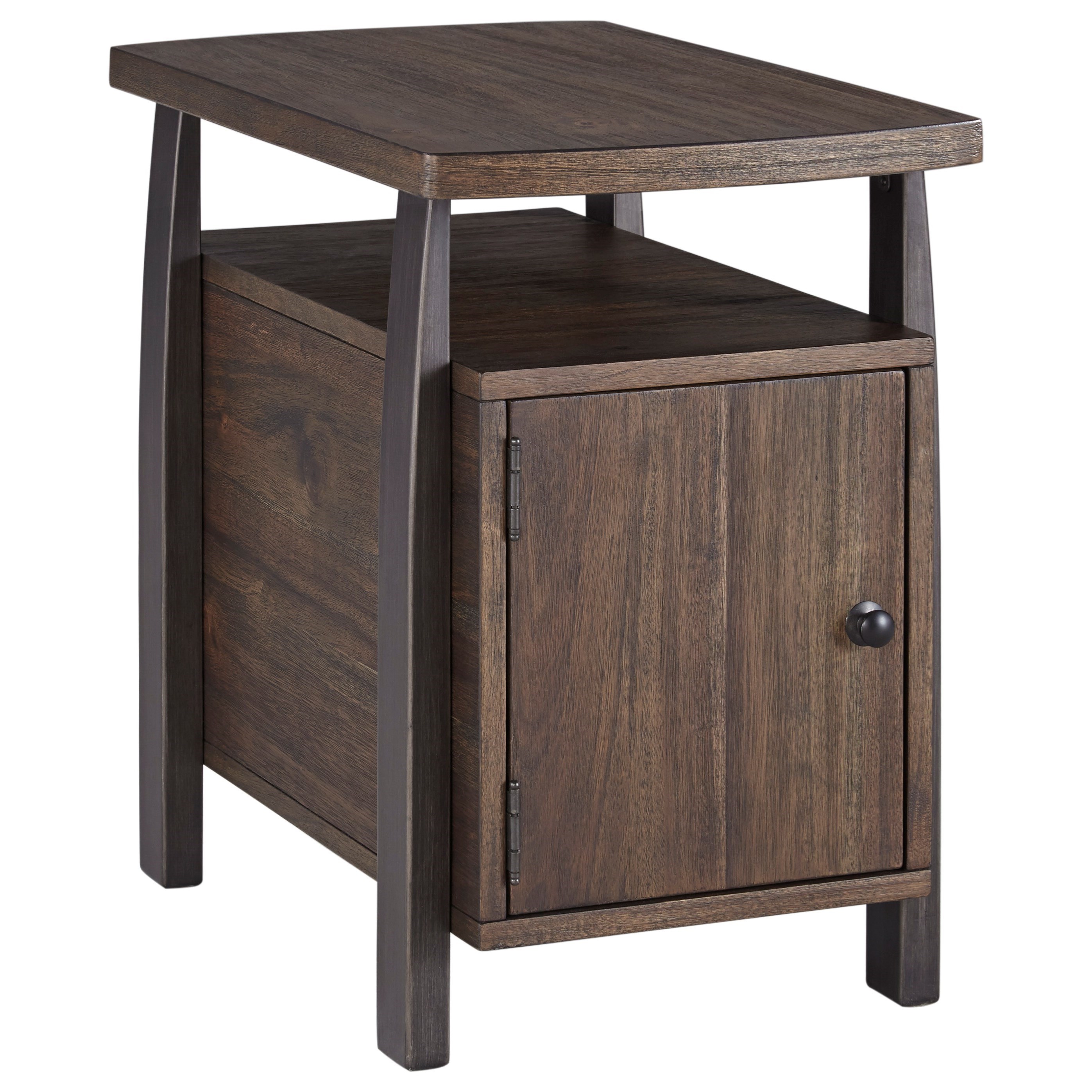 Chairside magazine outlet rack