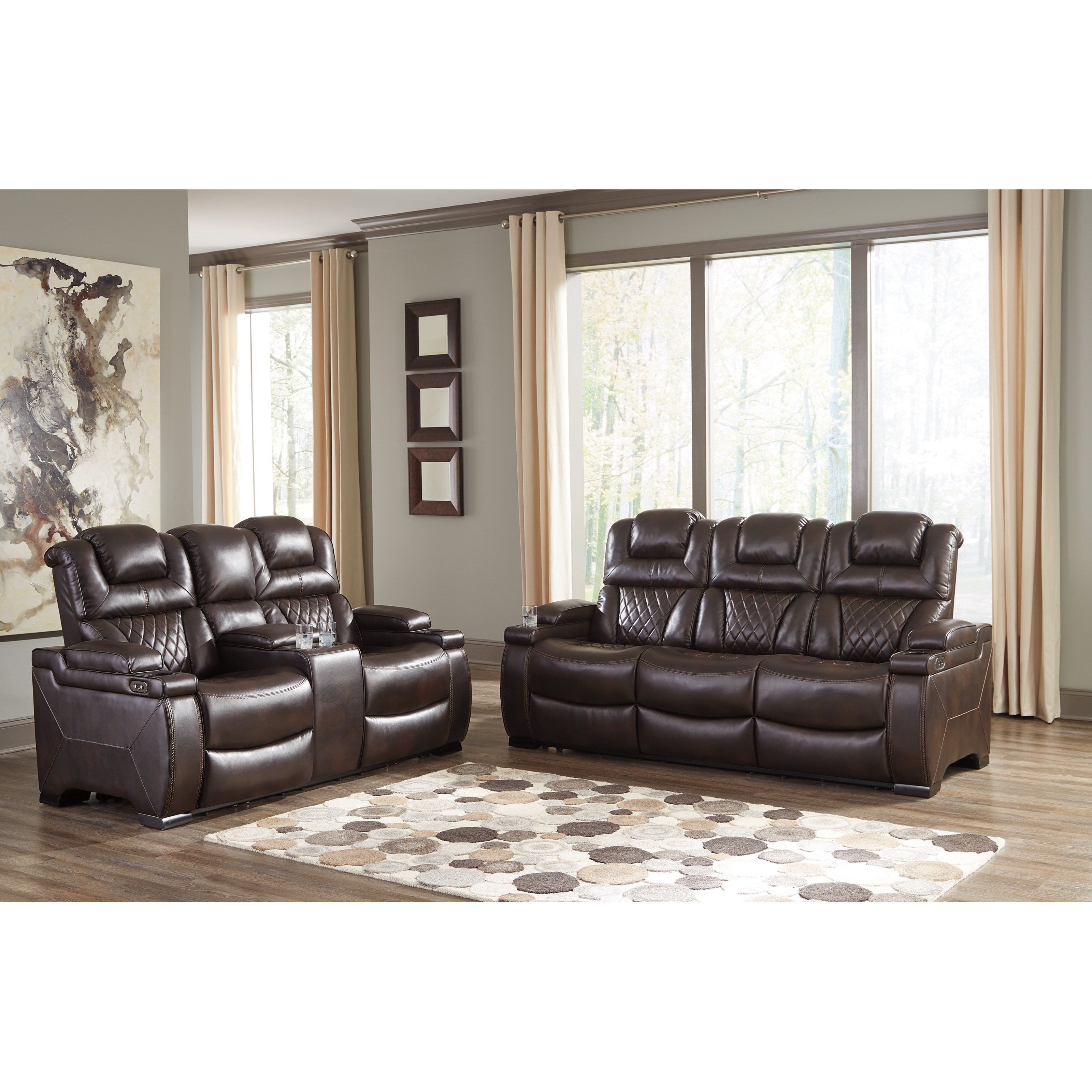 Warnerton power recliner with adjustable headrest 2025