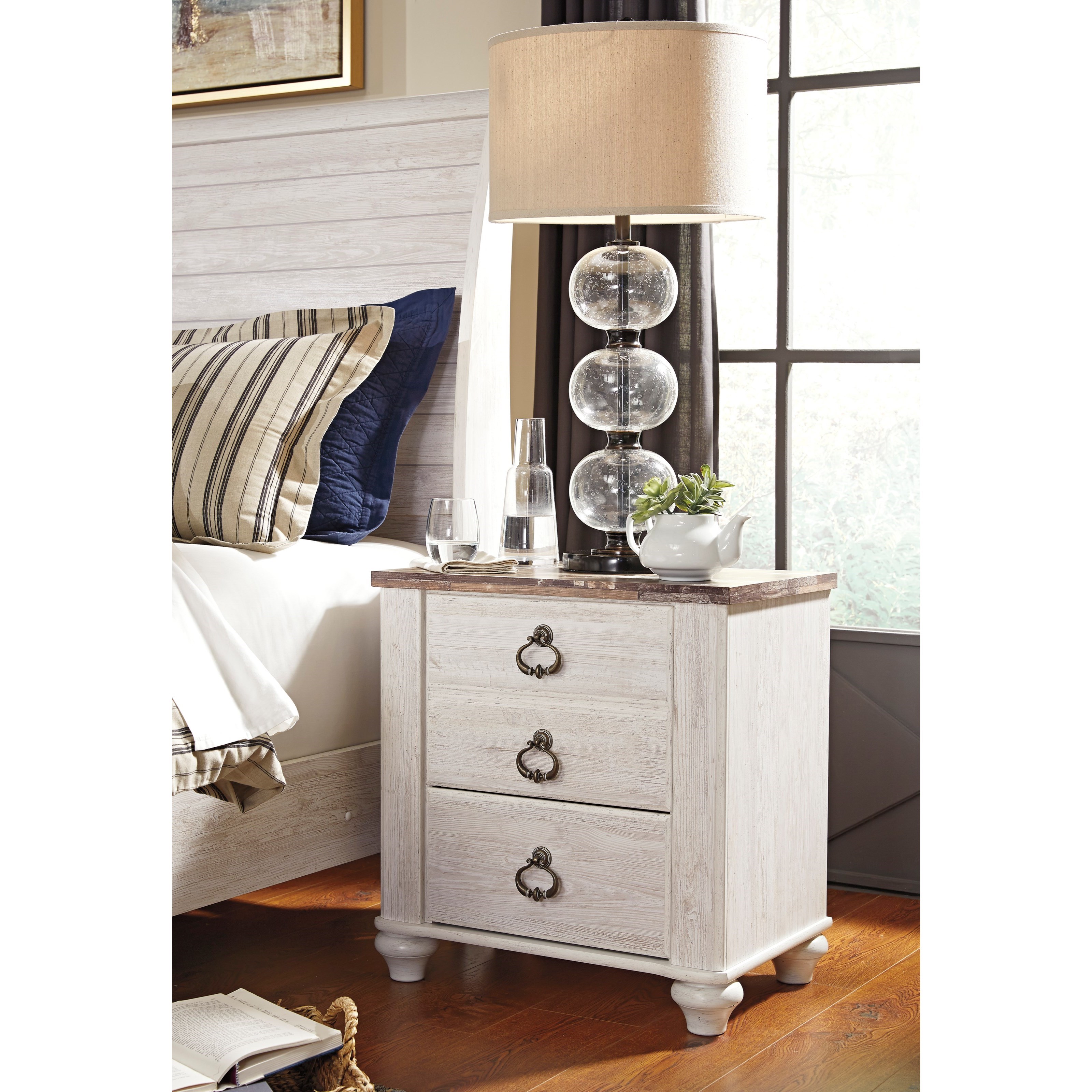 Ashley on sale drawer nightstand