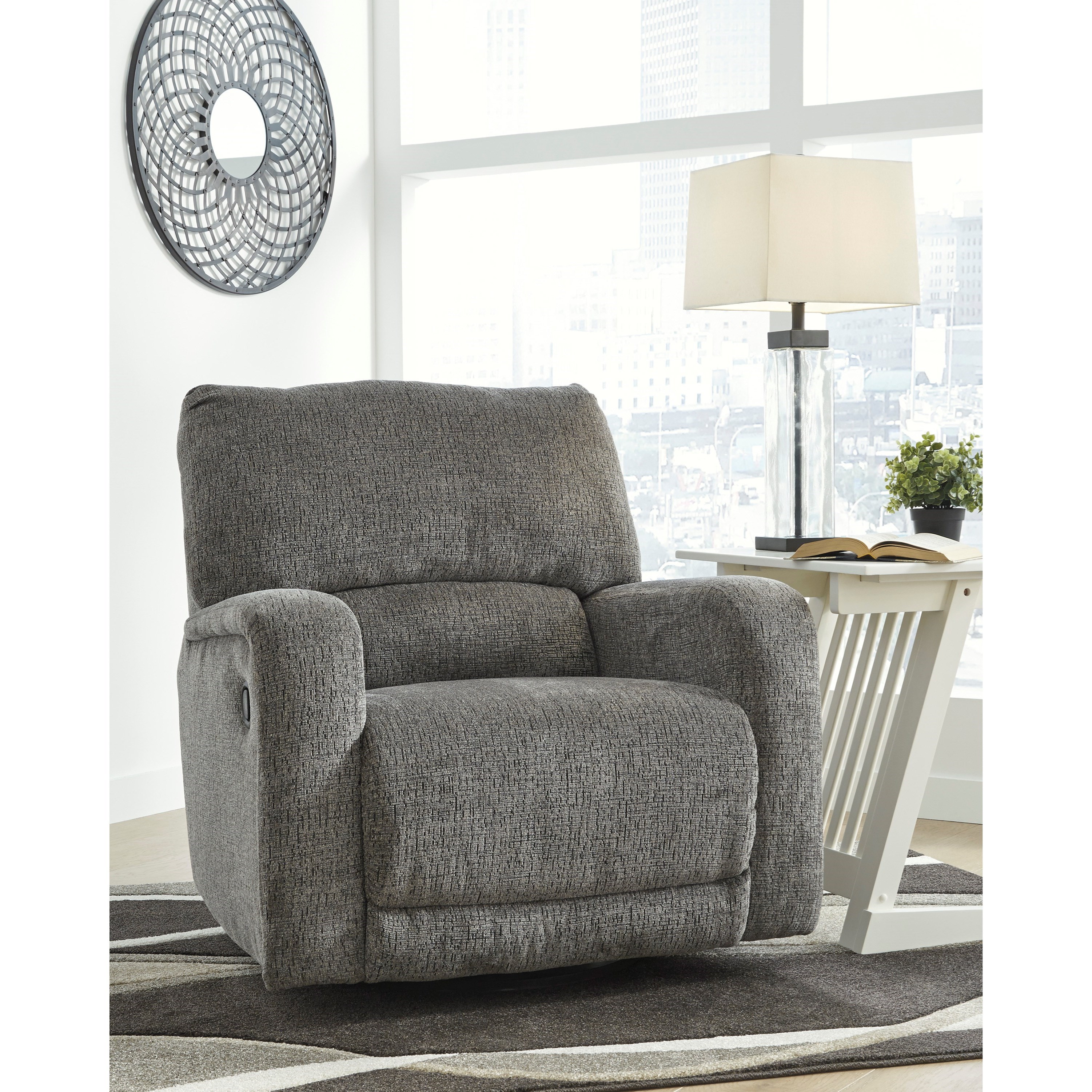 Ashley swivel outlet glider recliner