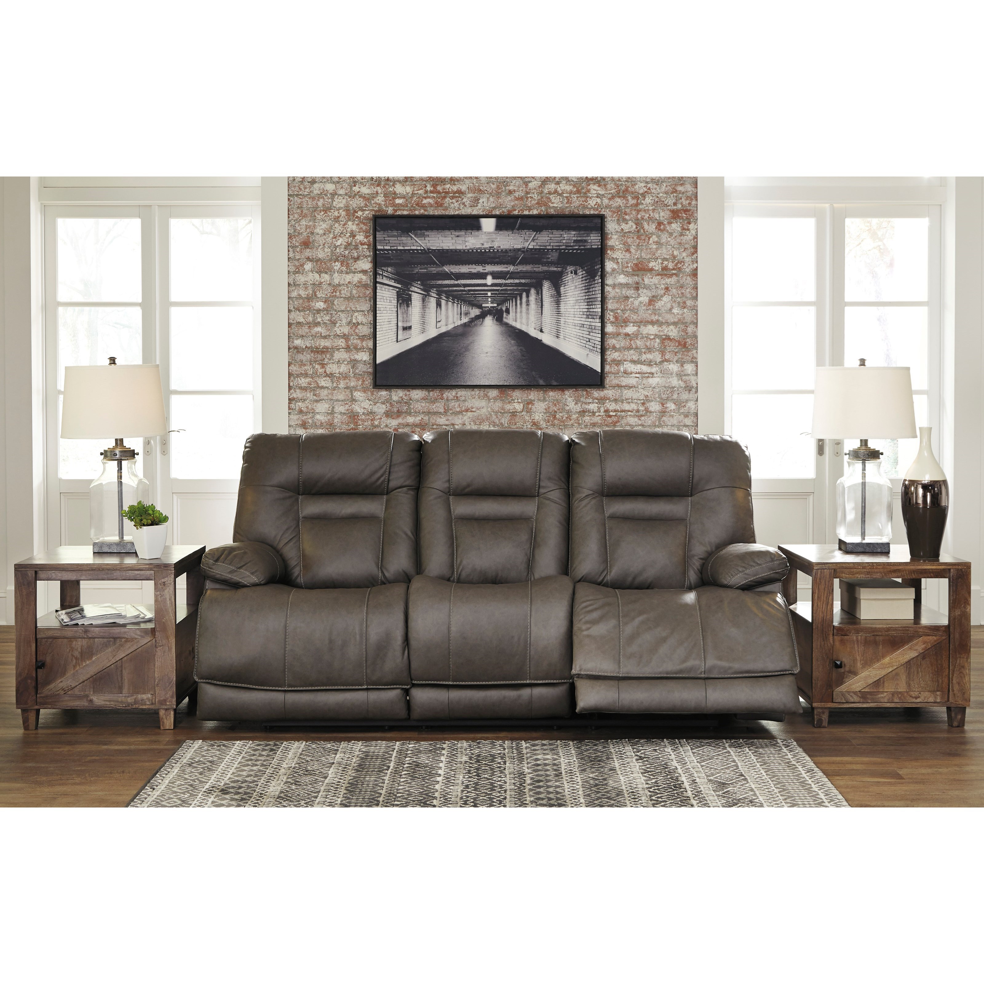 Ashley homestore reclining sofa discount