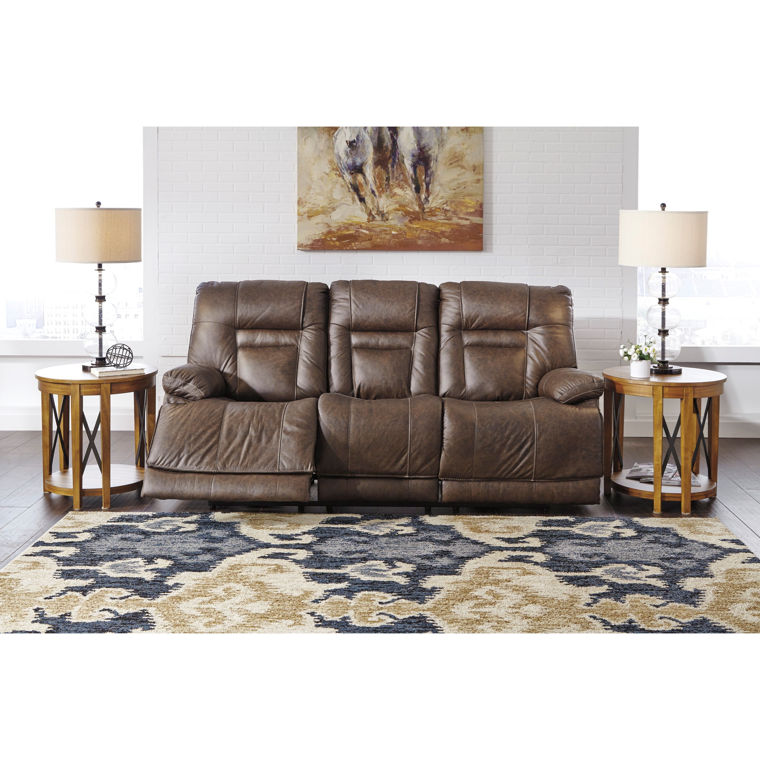 Signature Design by Ashley Wurstrow U5460315 Power Reclining Sofa