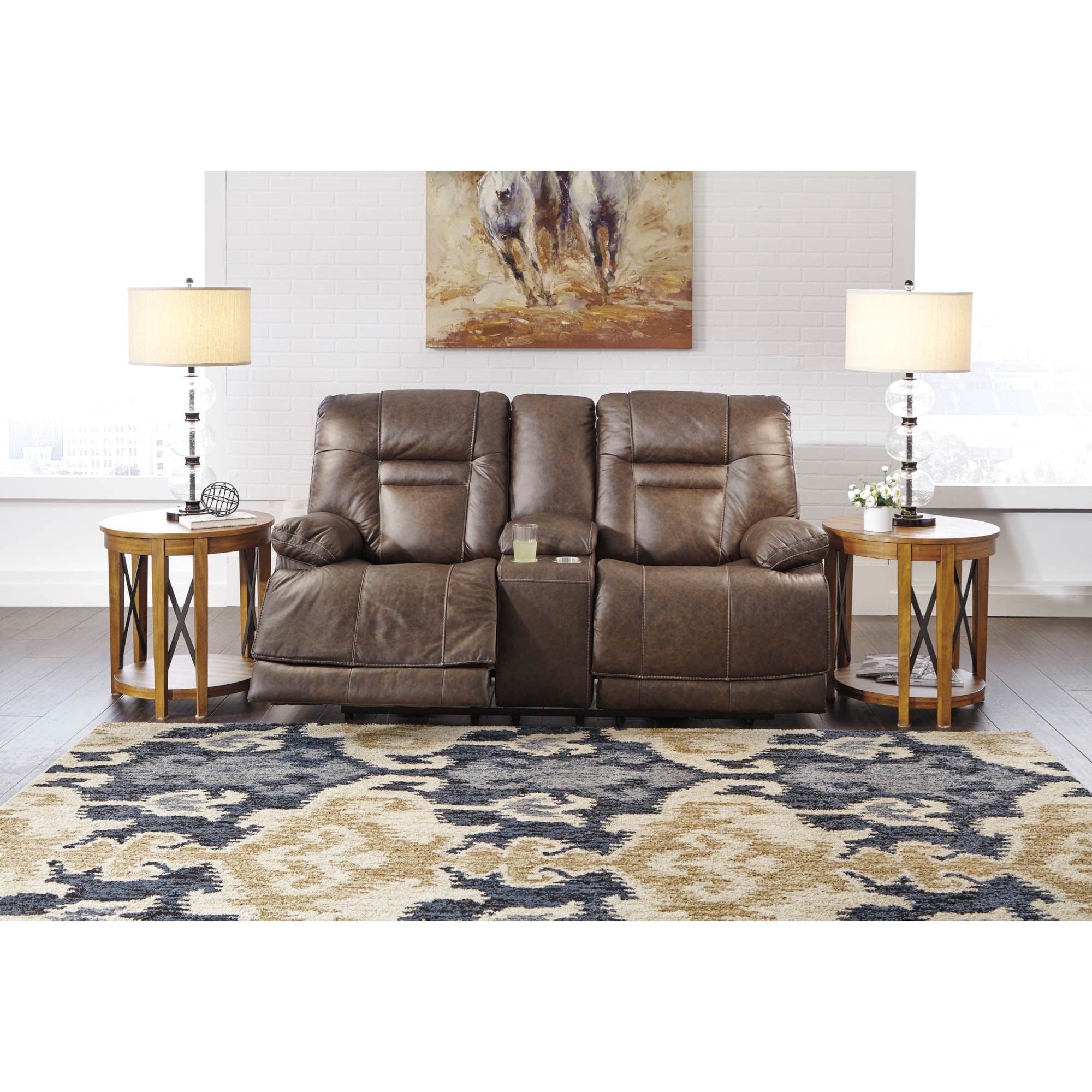 Signature Design by Ashley Wurstrow U5460318 Power Reclining Loveseat