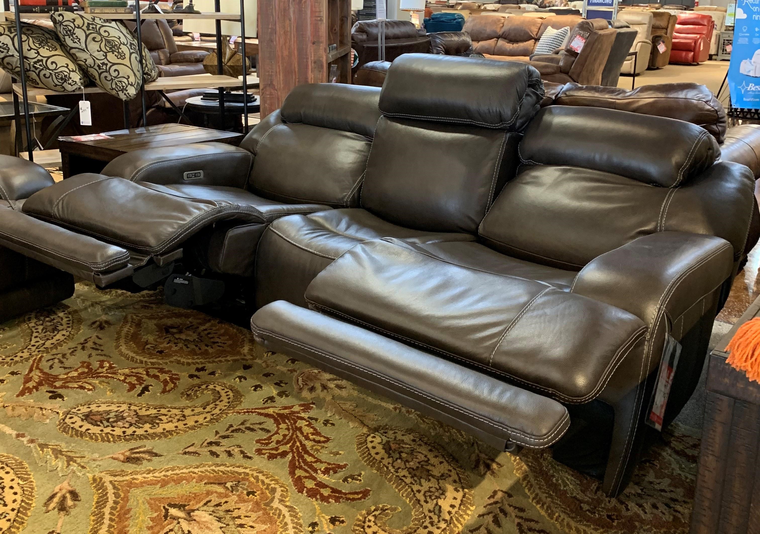 Simon Li Ferrara UM121339 Ferara Reclining Leather Sofa Howell