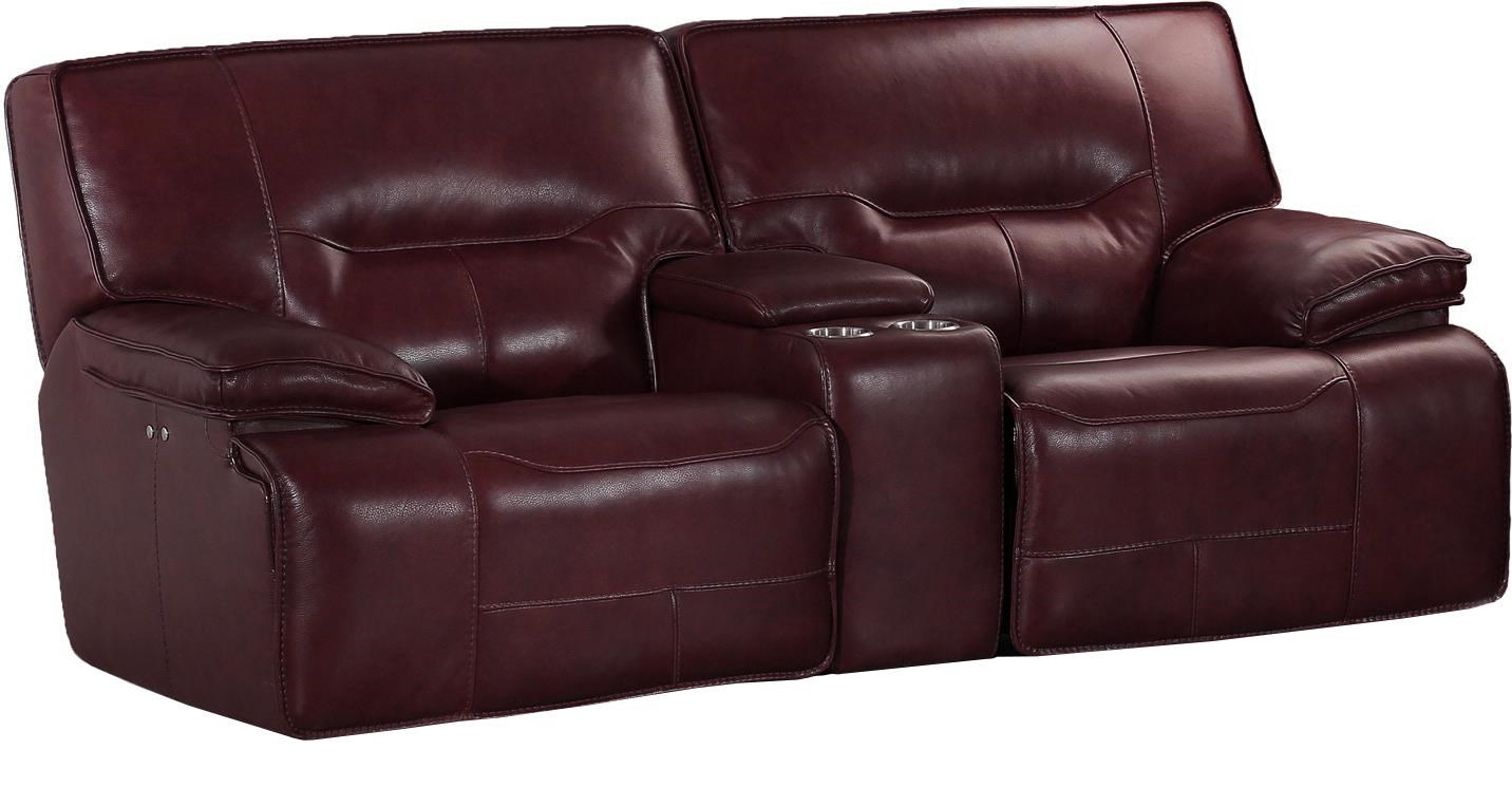 Power reclining outlet glider loveseat
