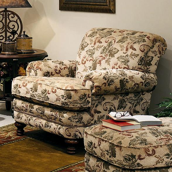 Smith brothers tilt back shop chair and ottoman