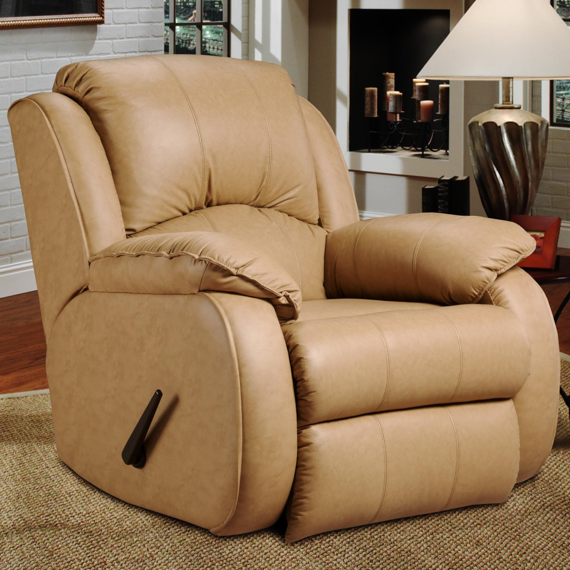 Southern Motion Cagney 1175 Rocker Recliner with Pillow Arms