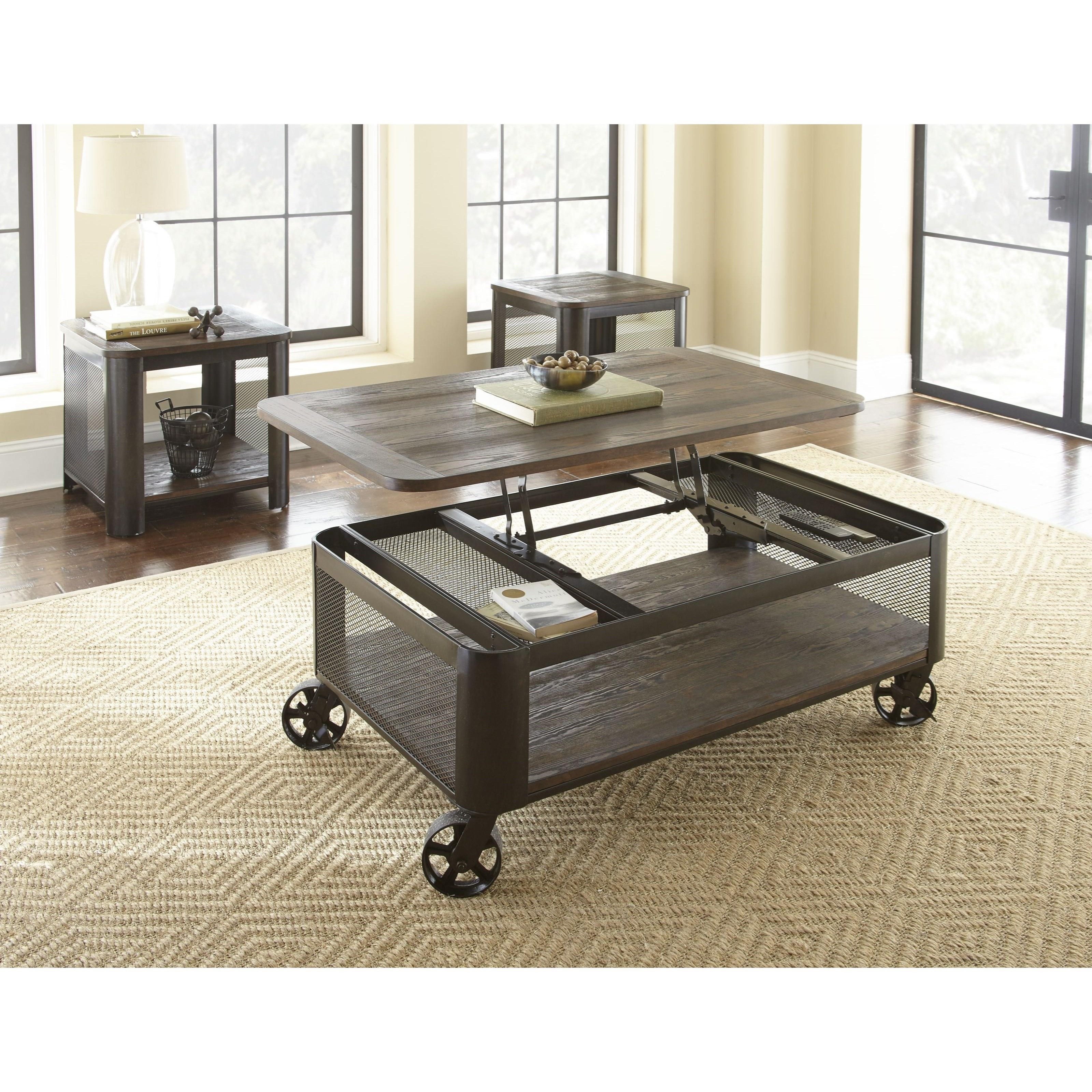 Steve silver lift top cheap cocktail table
