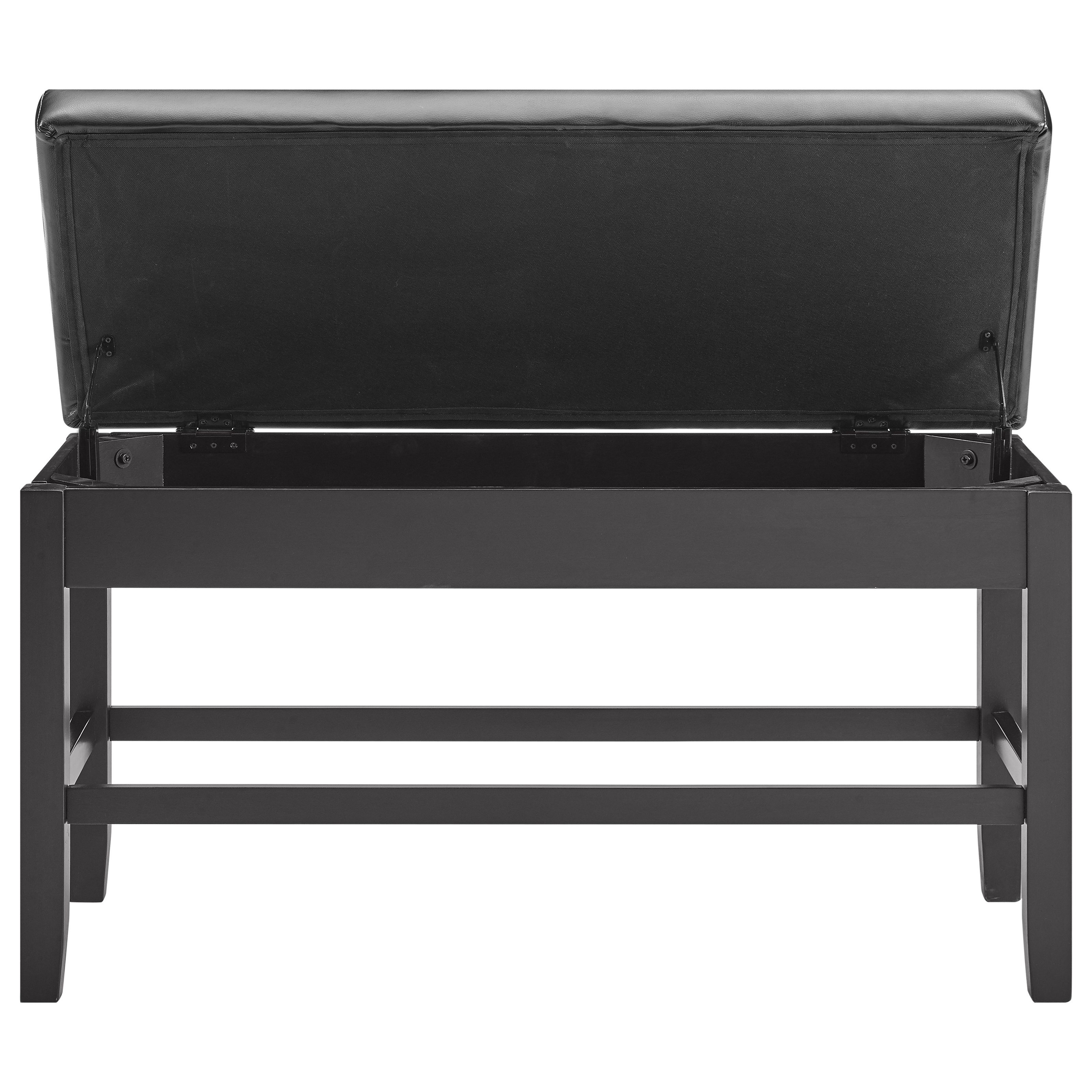 Counter height shop bench with storage