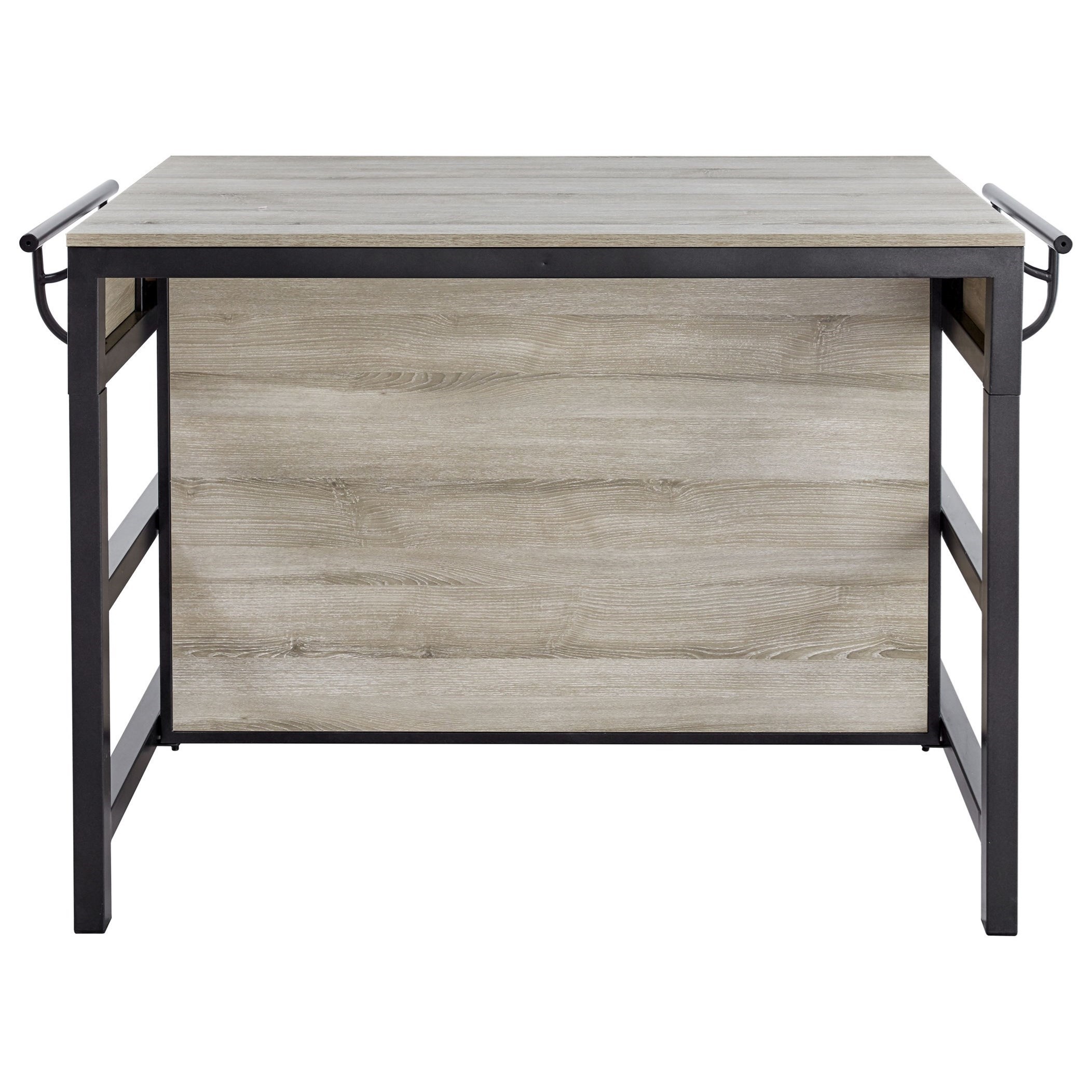 Steve Silver Carson CR550CKT Contemporary Counter Height Kitchen Table with 2 Drawers 2 Shelves and Towel Racks Wayside Furniture Mattress Kitchen Islands