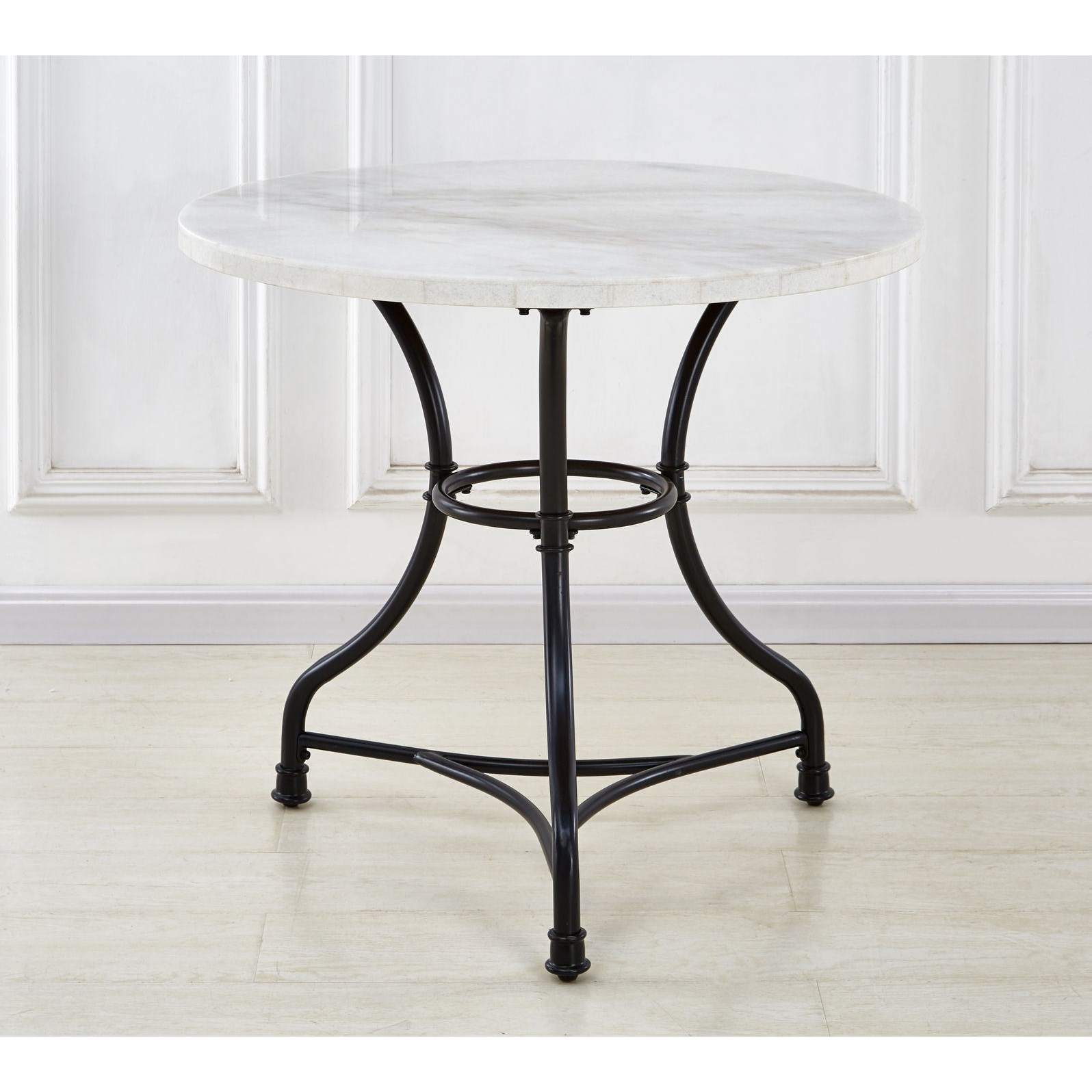 White round bistro table top