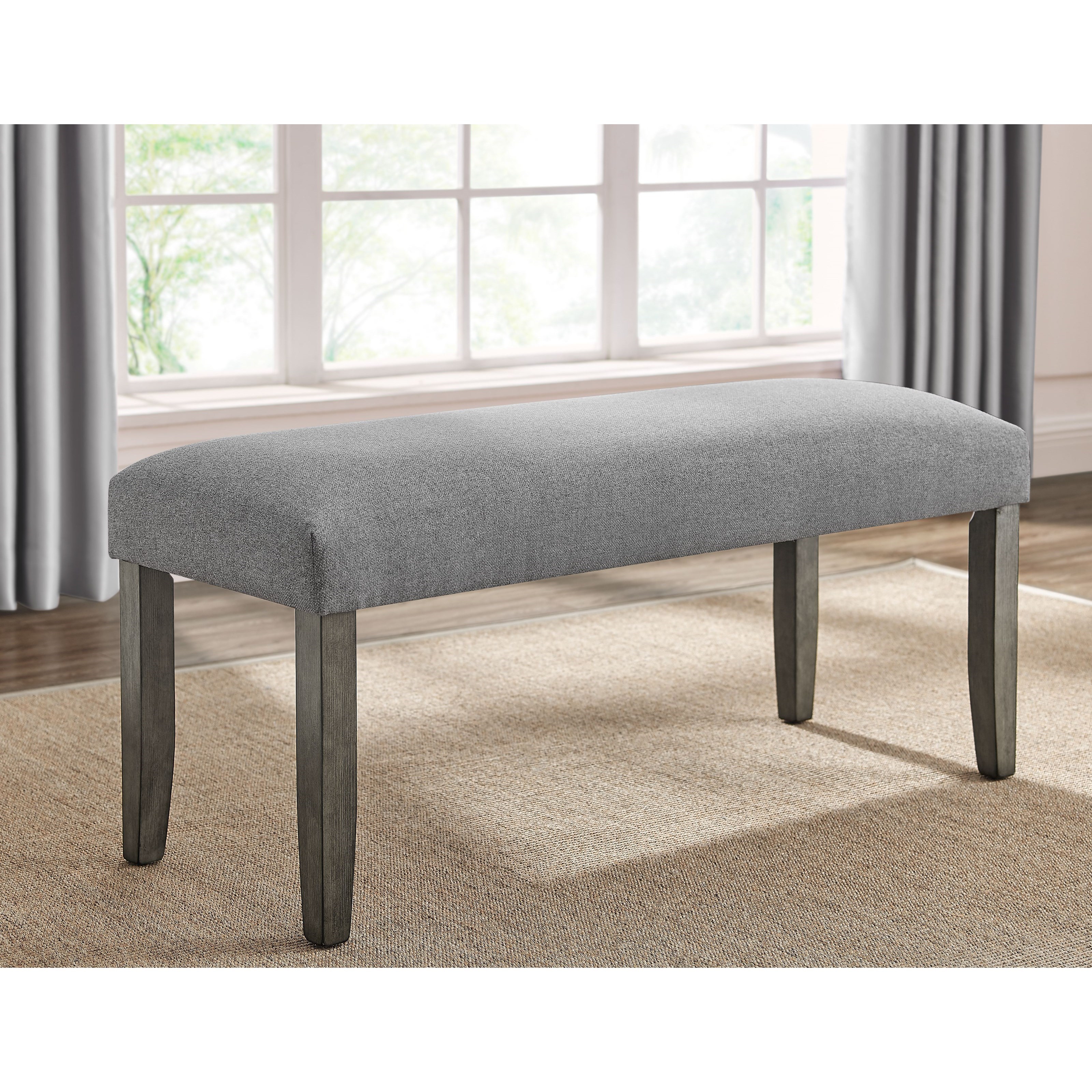 Grey dining benches best sale