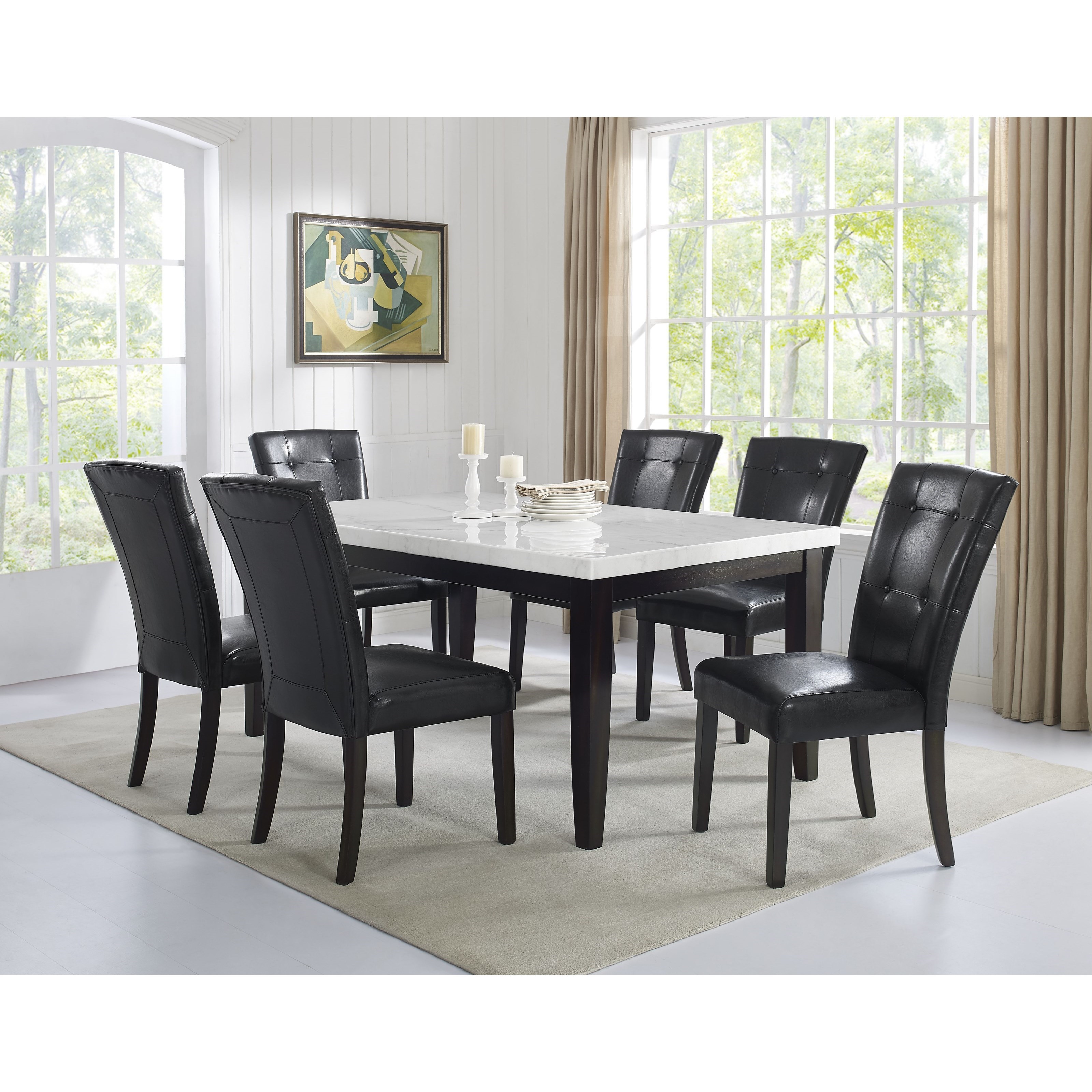 Prime Francis FC550S Contemporary Upholstered Side Chair with