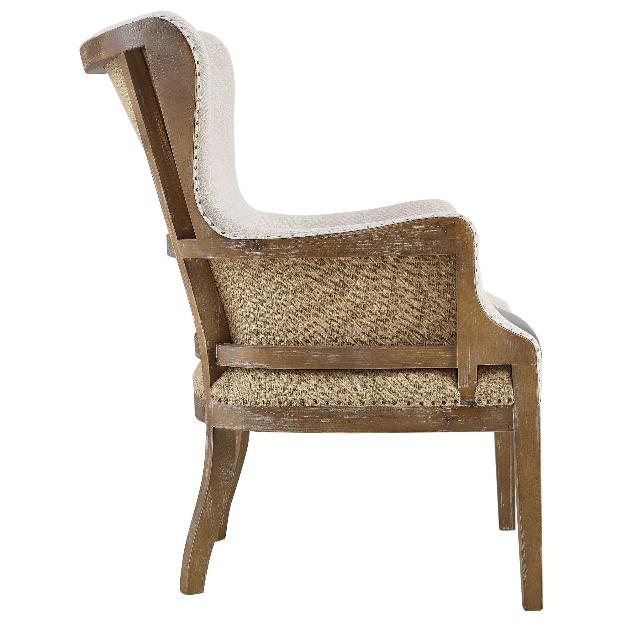 Wingback 2025 wooden chair