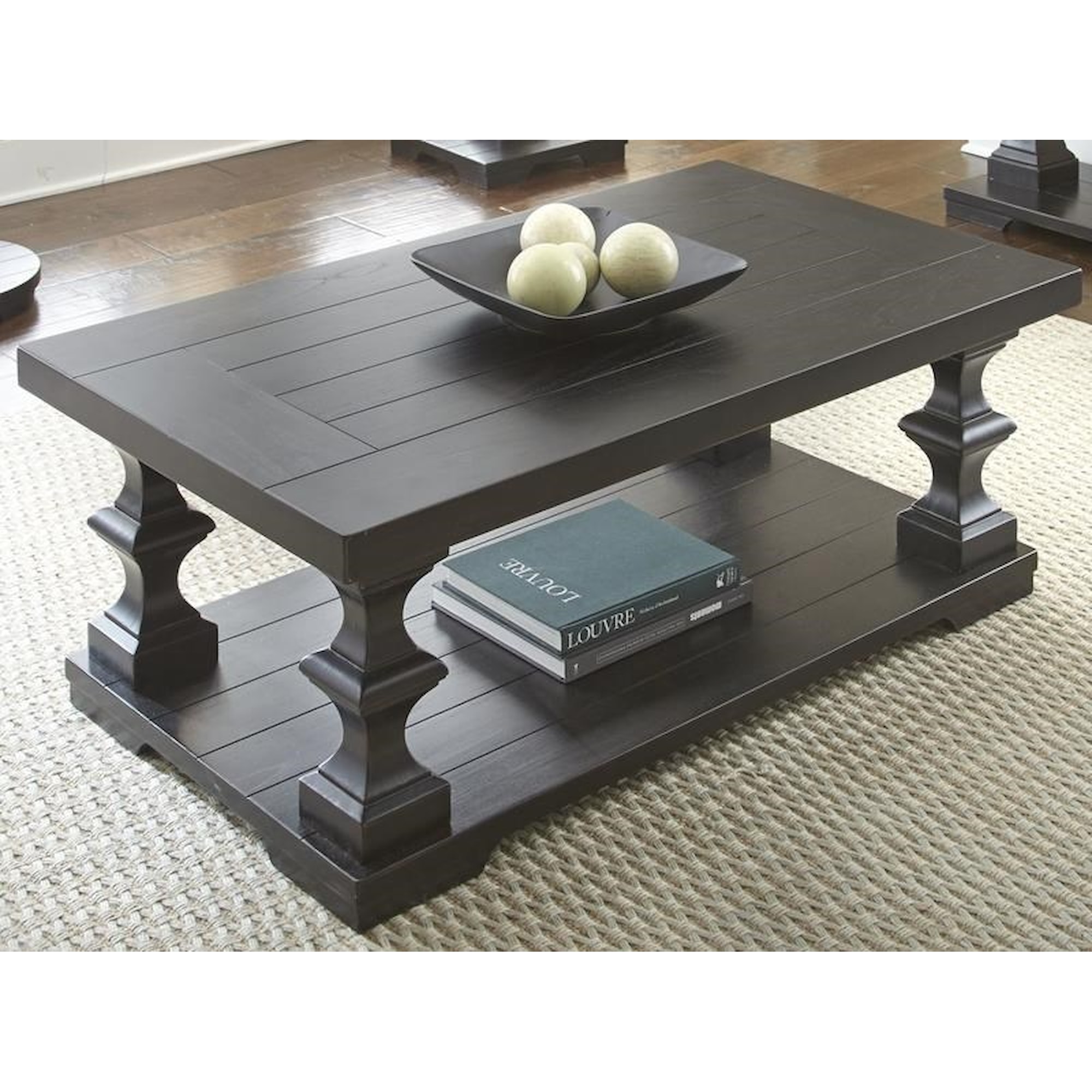 Steve Silver Haybor 871659280 Cocktail Table with Castors Morris Home