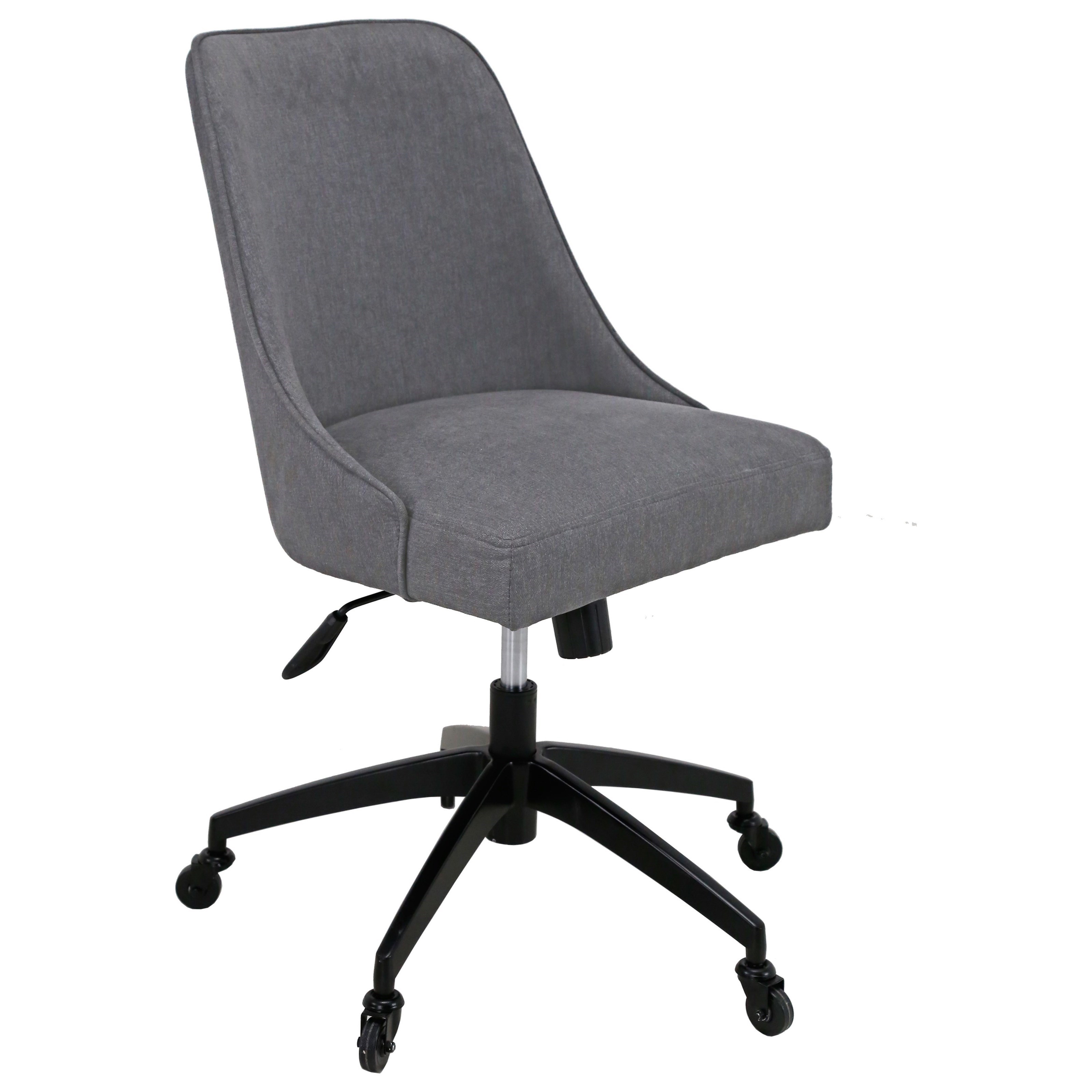 Everett upholstered store swivel desk chair
