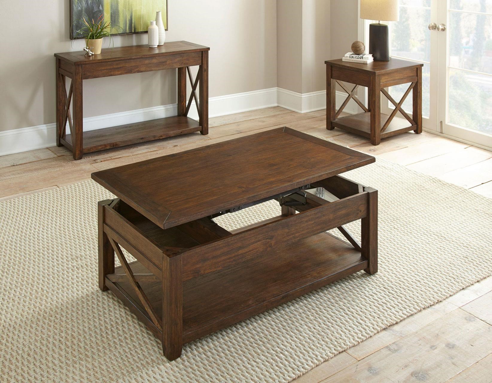 Lift top sofa shop table
