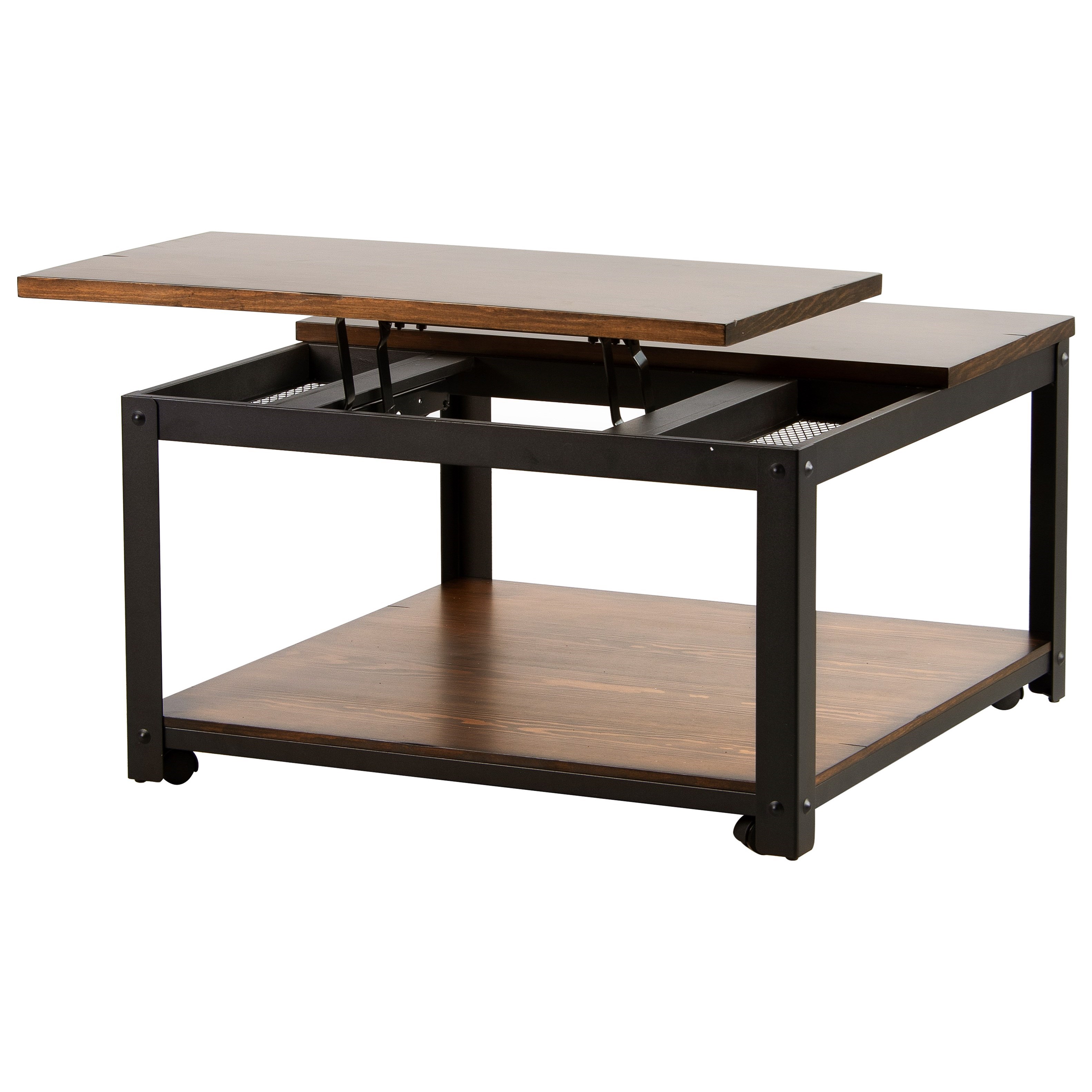 Logan lift top coffee outlet table