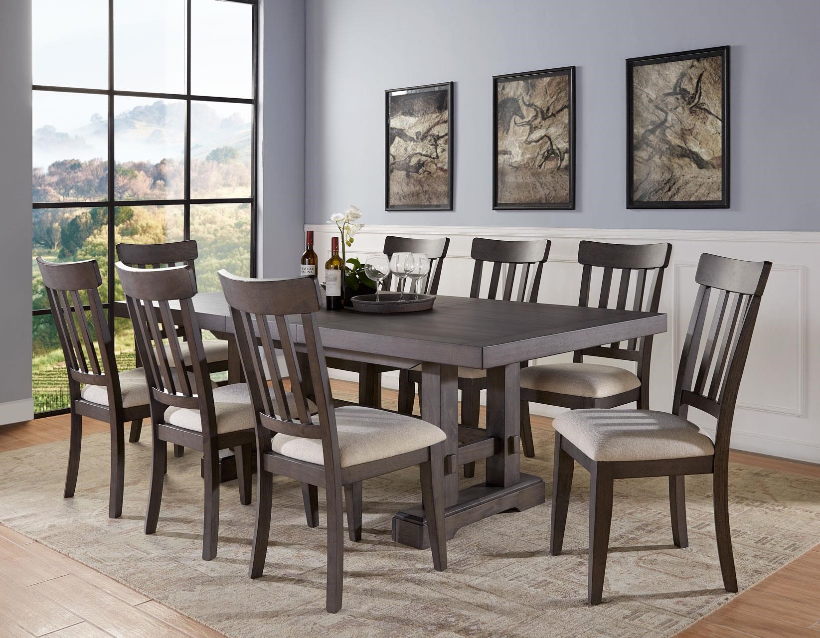 9 piece contemporary dining hot sale set
