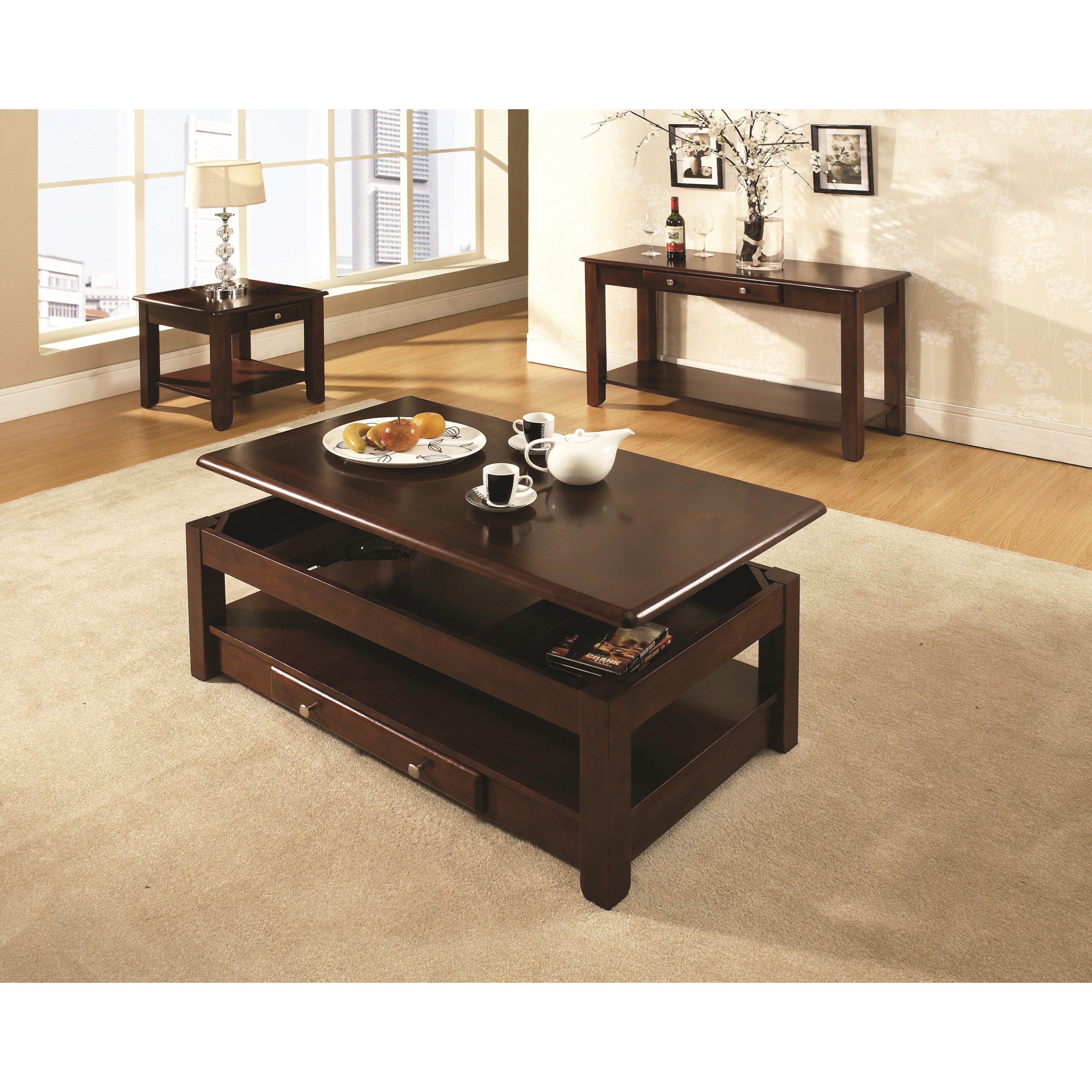 Steve silver lift top sales coffee table