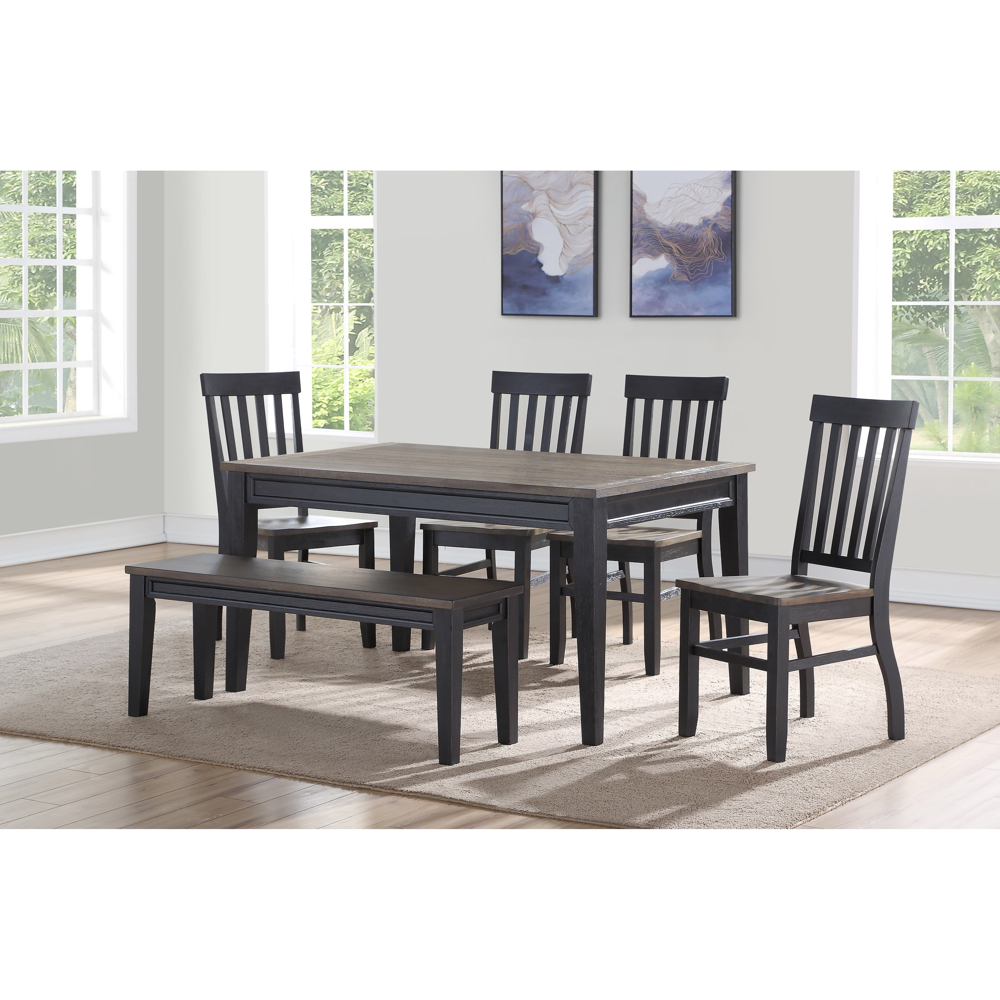 Two tone kitchen chairs cheap