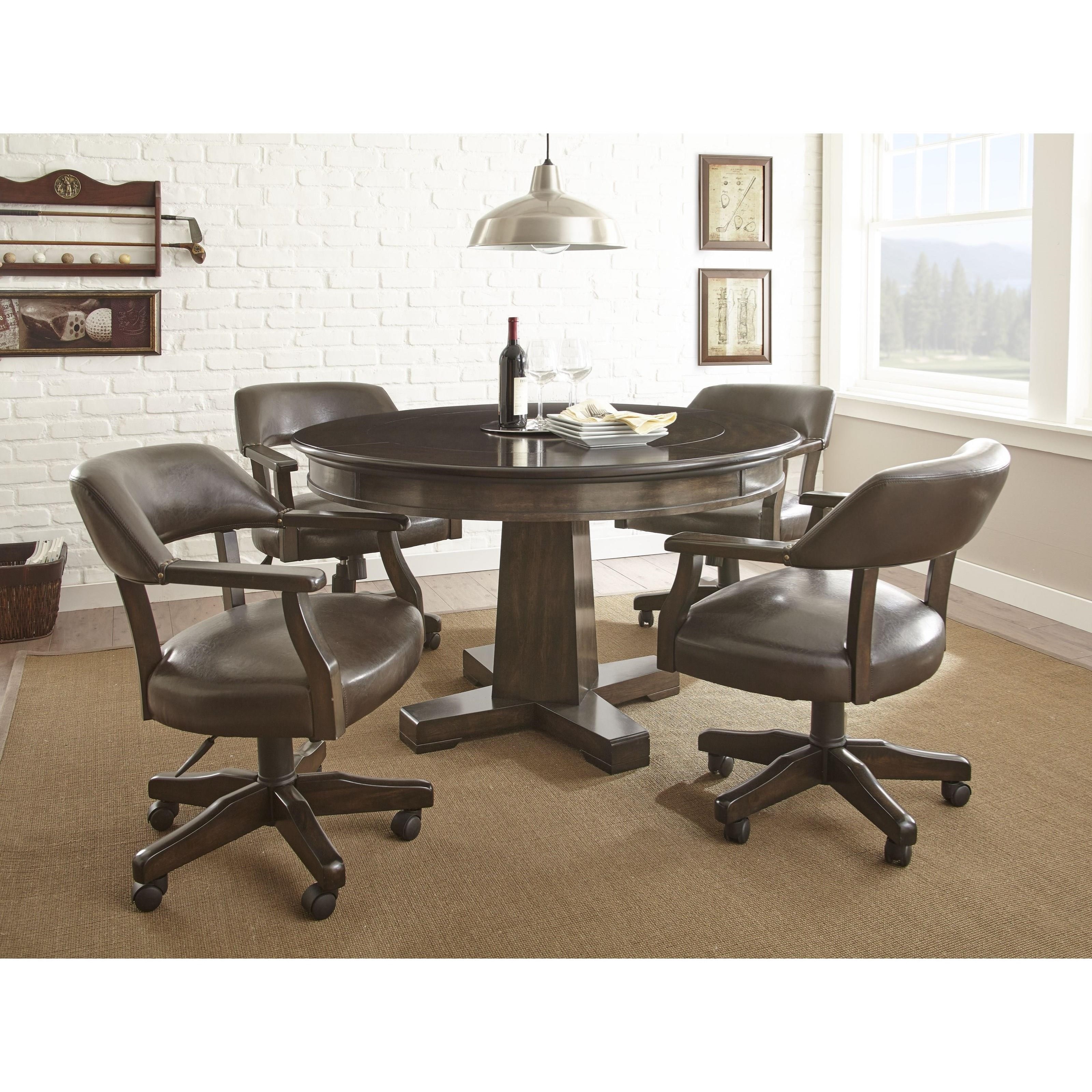 Steve silver tournament arm chair with casters clearance