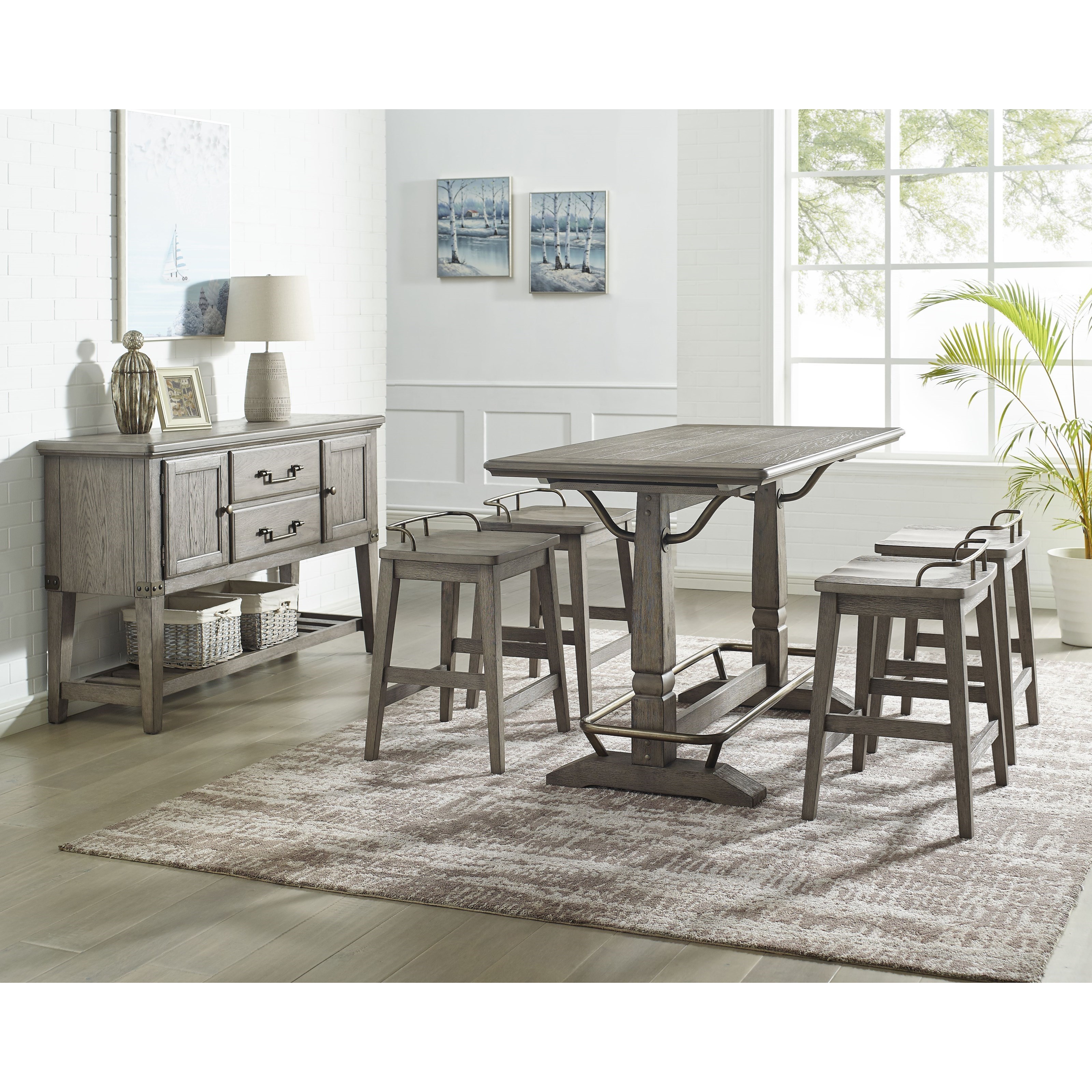 Silver counter new arrivals height bar stools