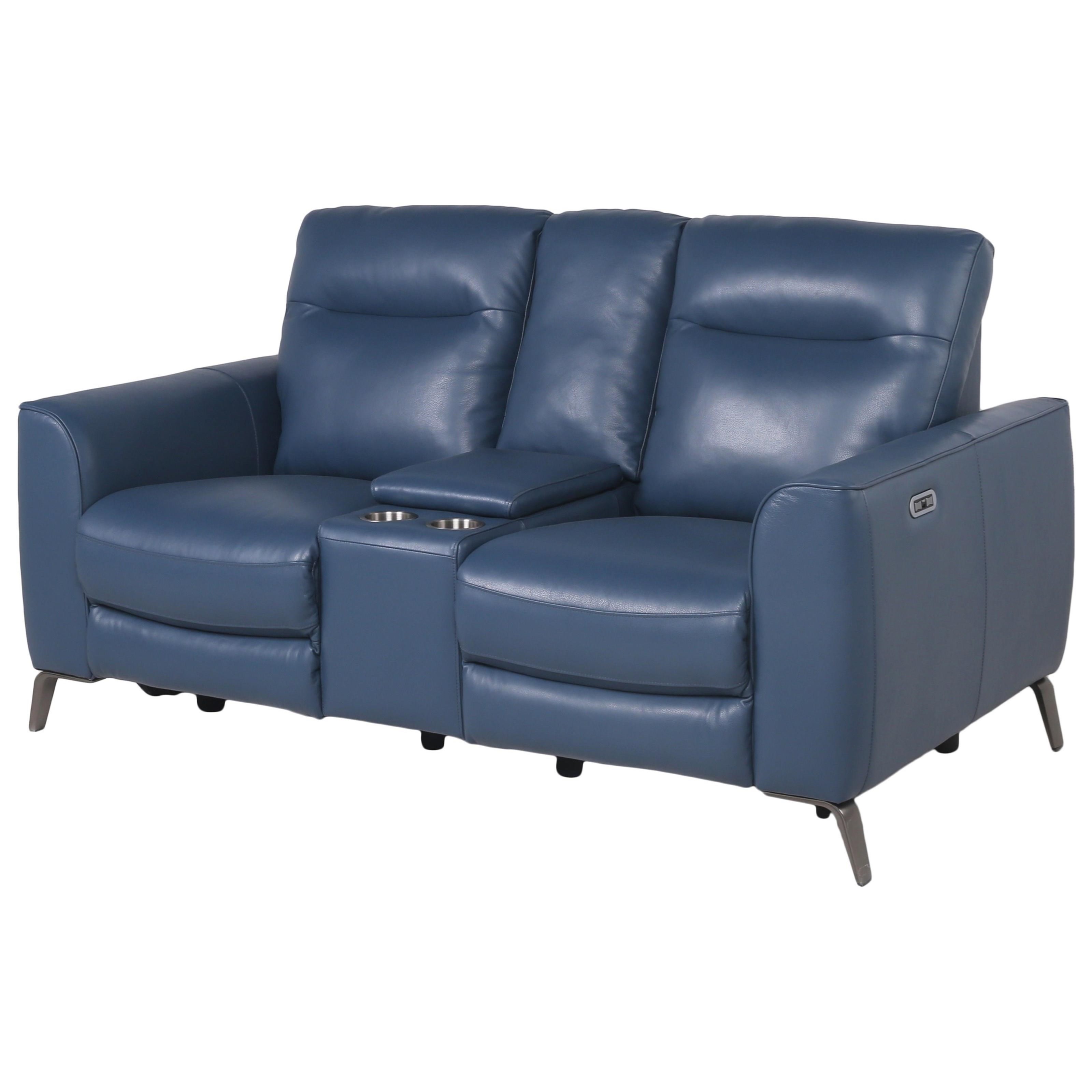 Steve Silver Sansa SA850CL Contemporary Power Reclining Loveseat
