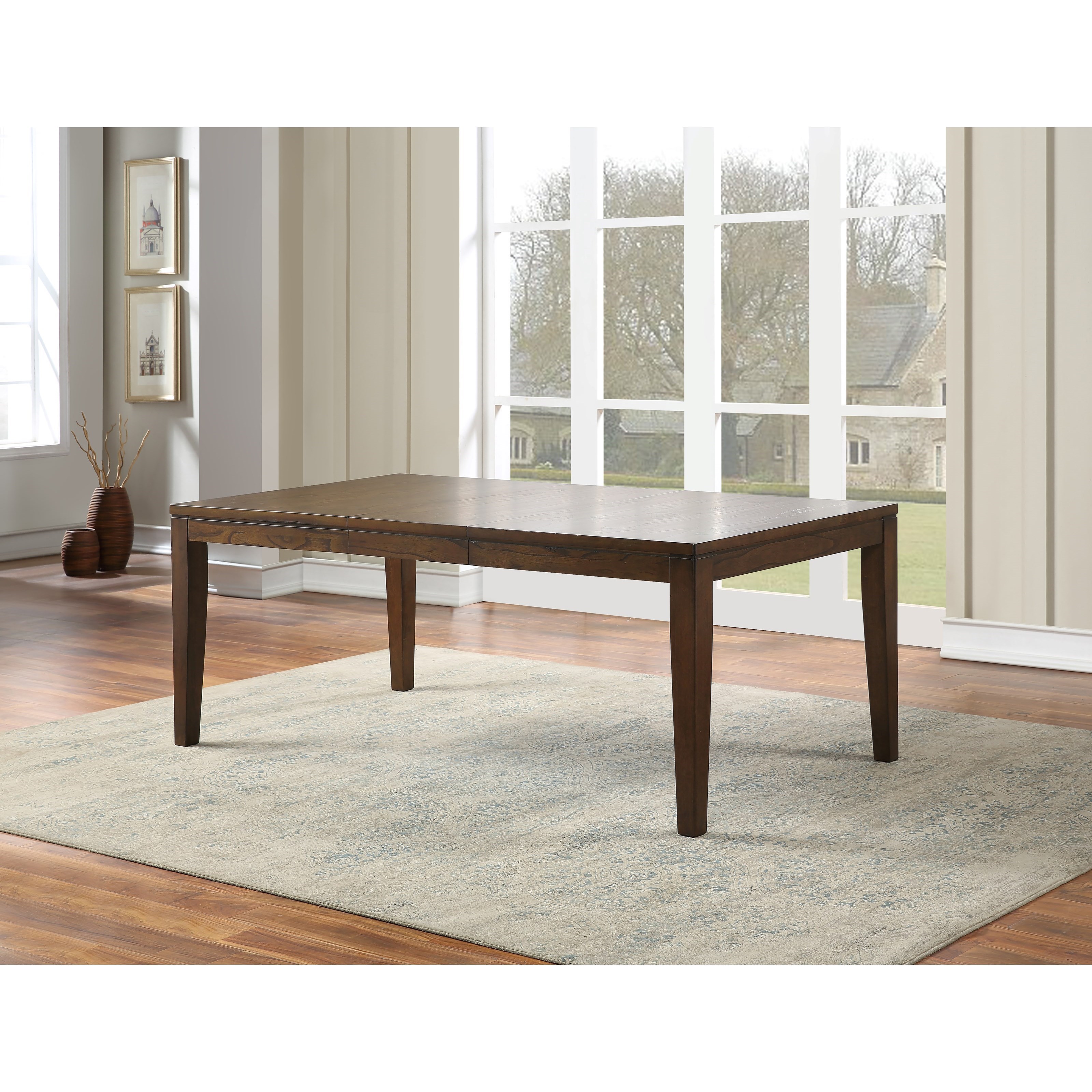Dining table with removable hotsell leaf