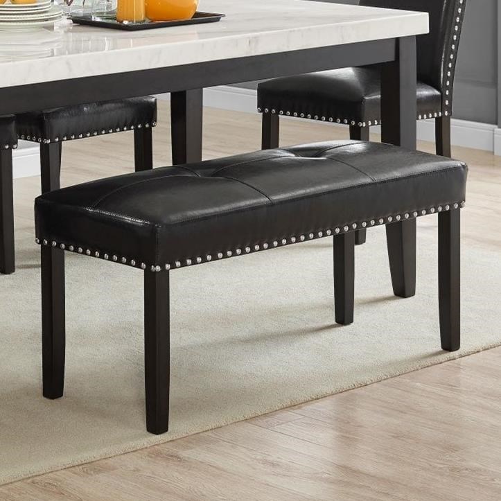 Steve Silver Westby WB380BN Transitional Dining Bench with