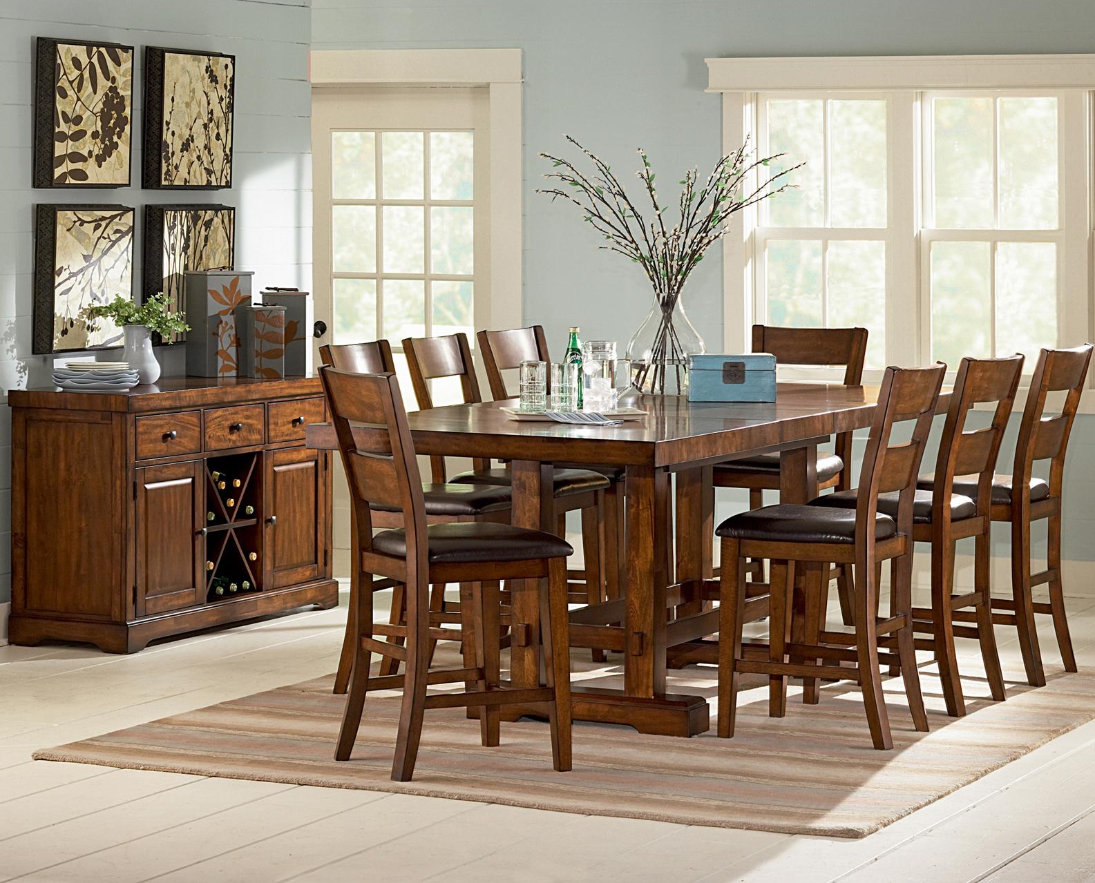 Counter height buffet with storage sale