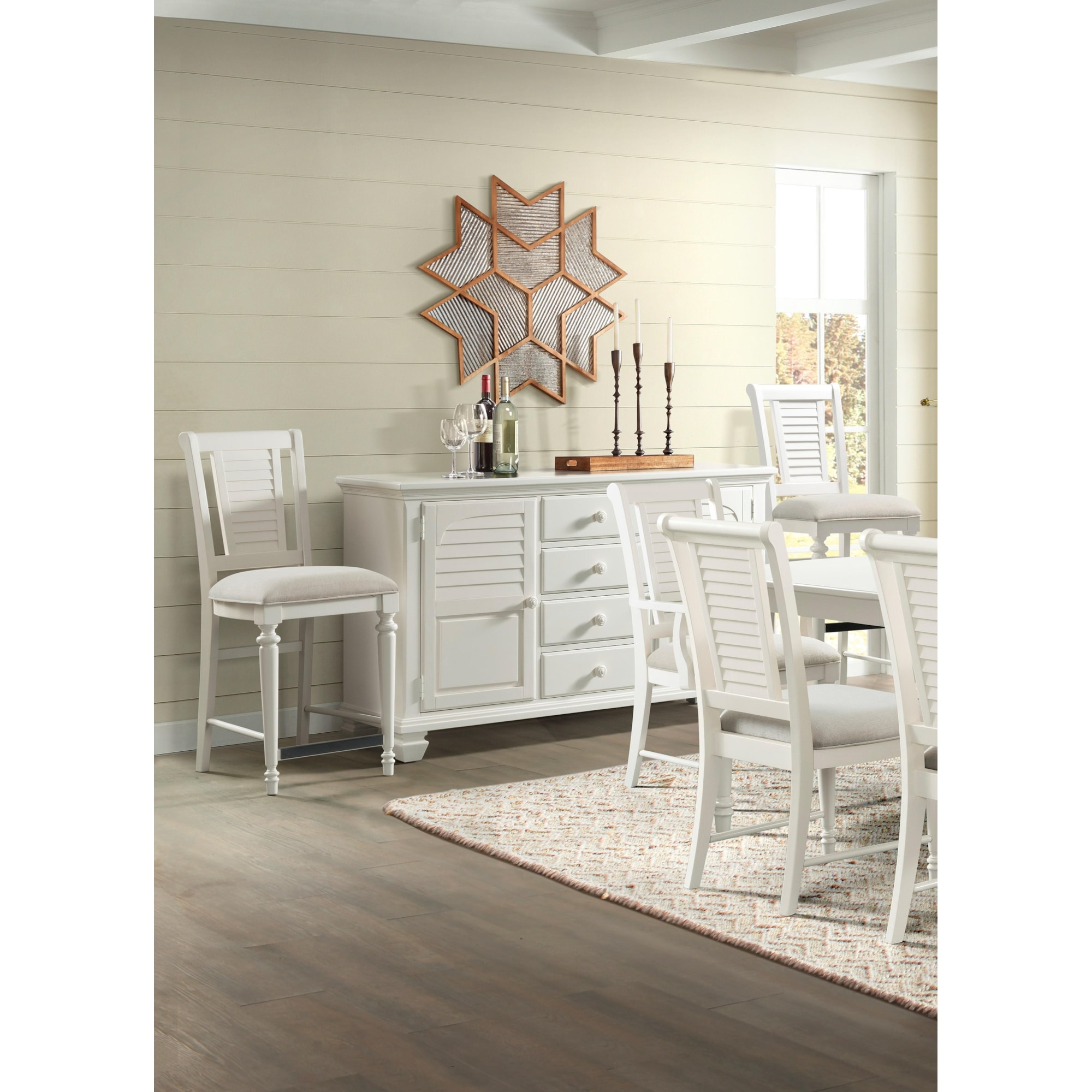 Stillwater Furniture Harbortown 269725148 White Dining Room Server