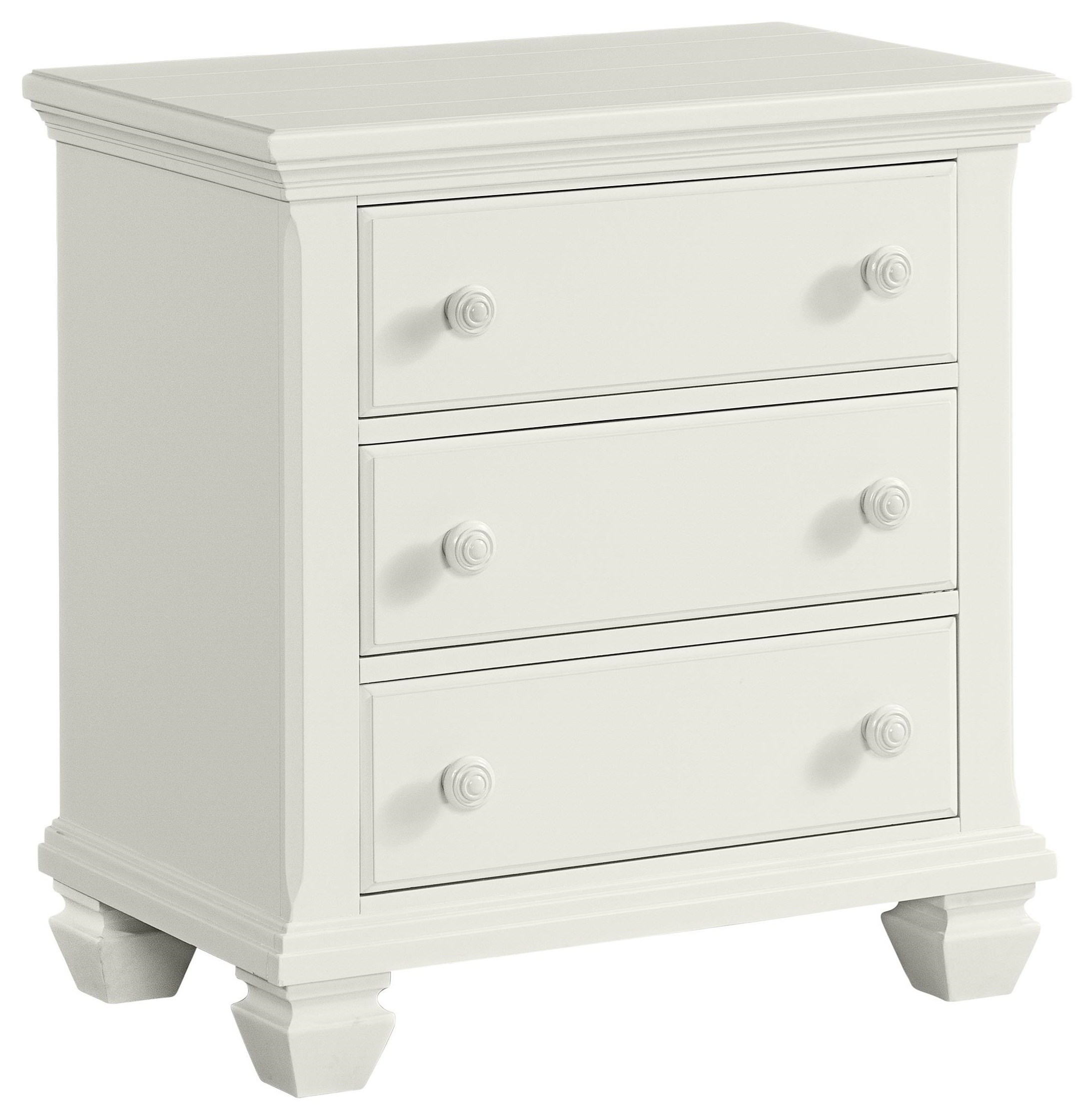 Stillwater Furniture Harbortown 320738567 Three Drawer White