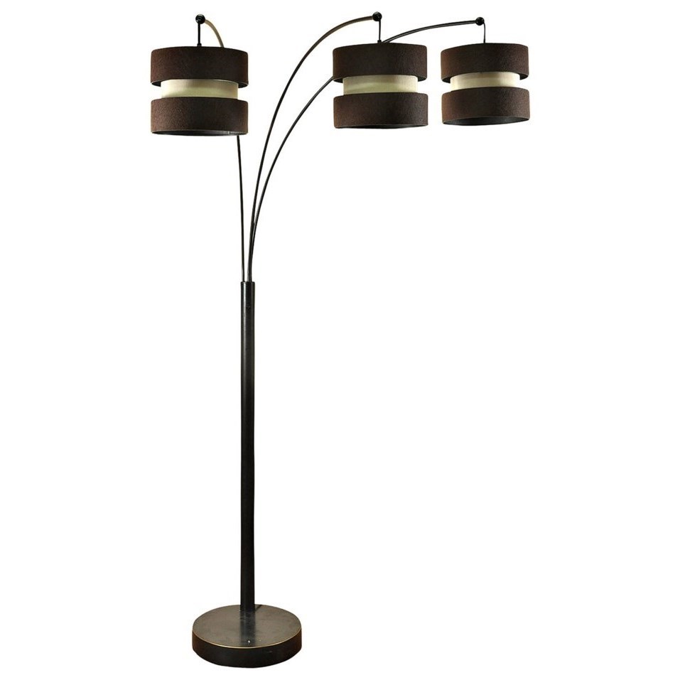 StyleCraft Lamps L71550 3 Arm Floor Lamp Alison Craig Home