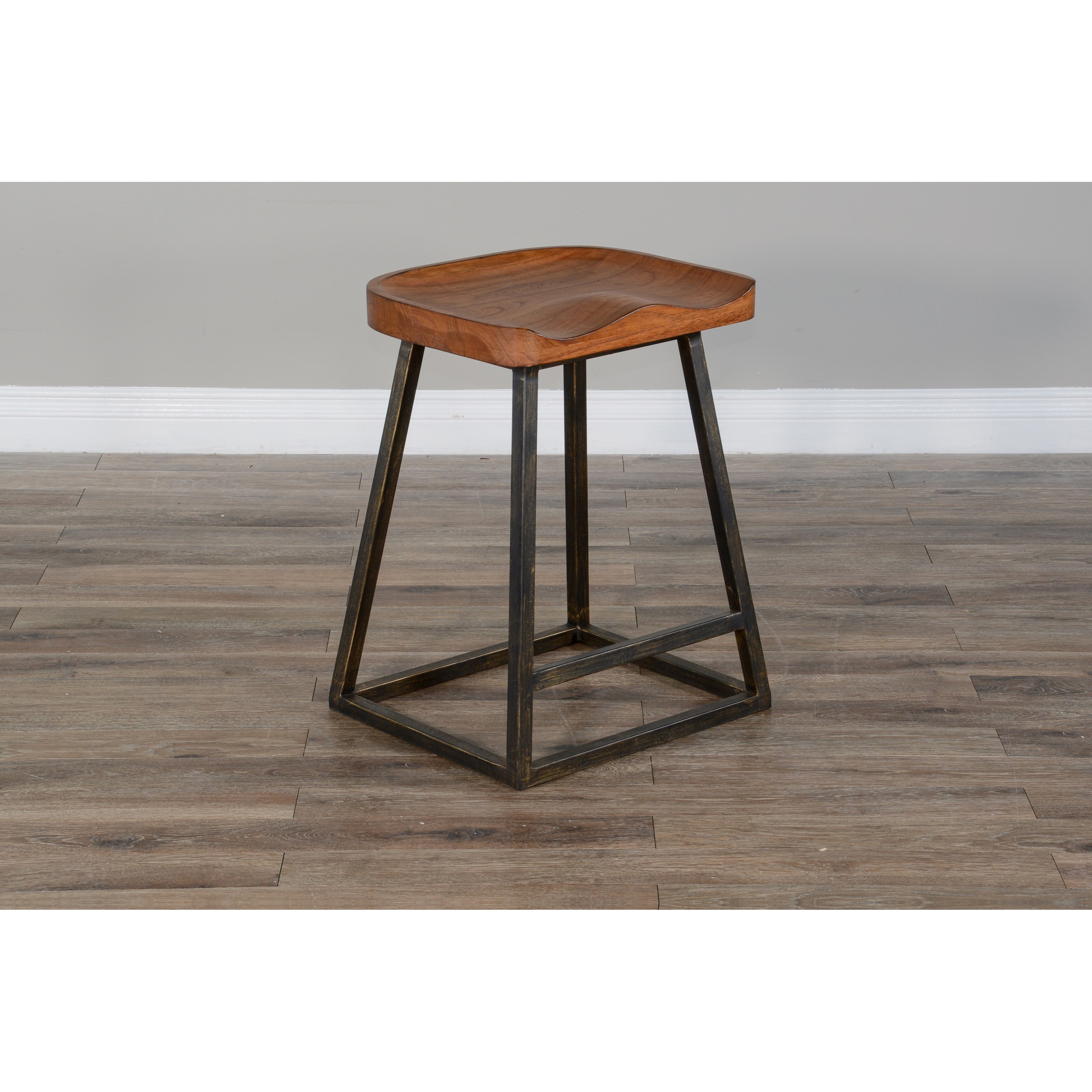 Metal base top counter stools