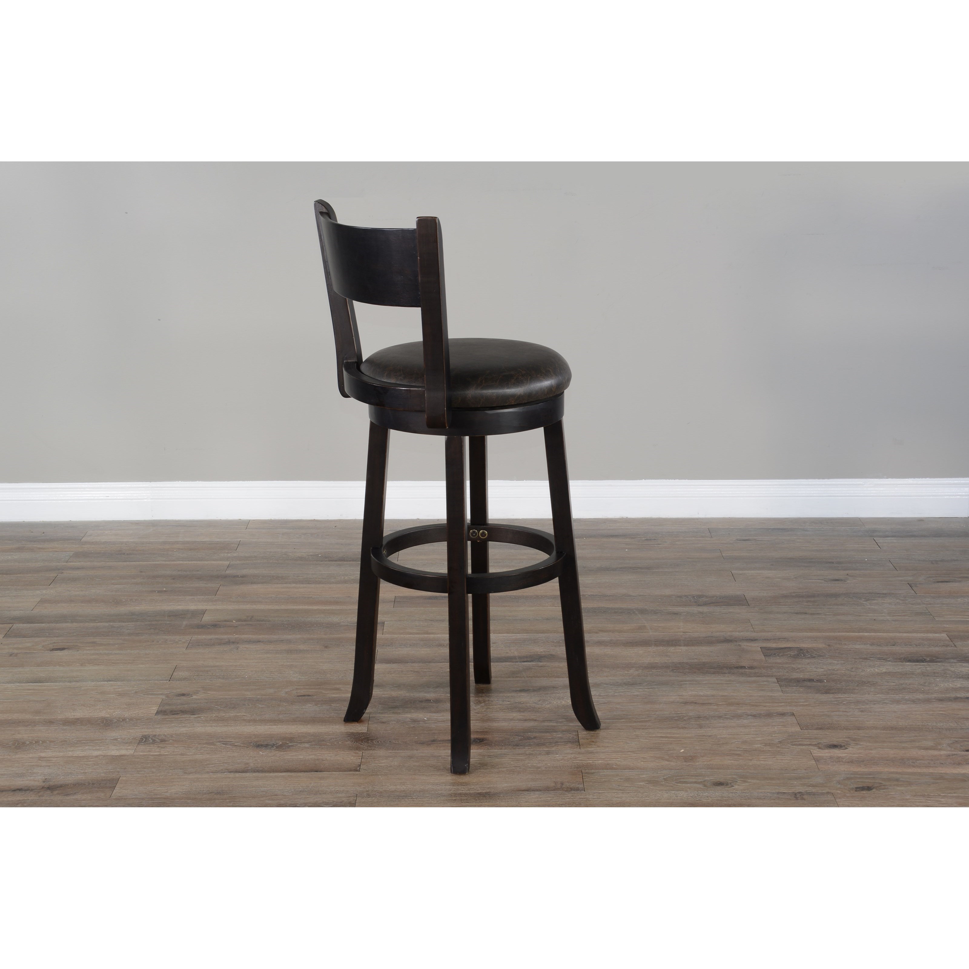 Bar stools with cushion discount seat and back
